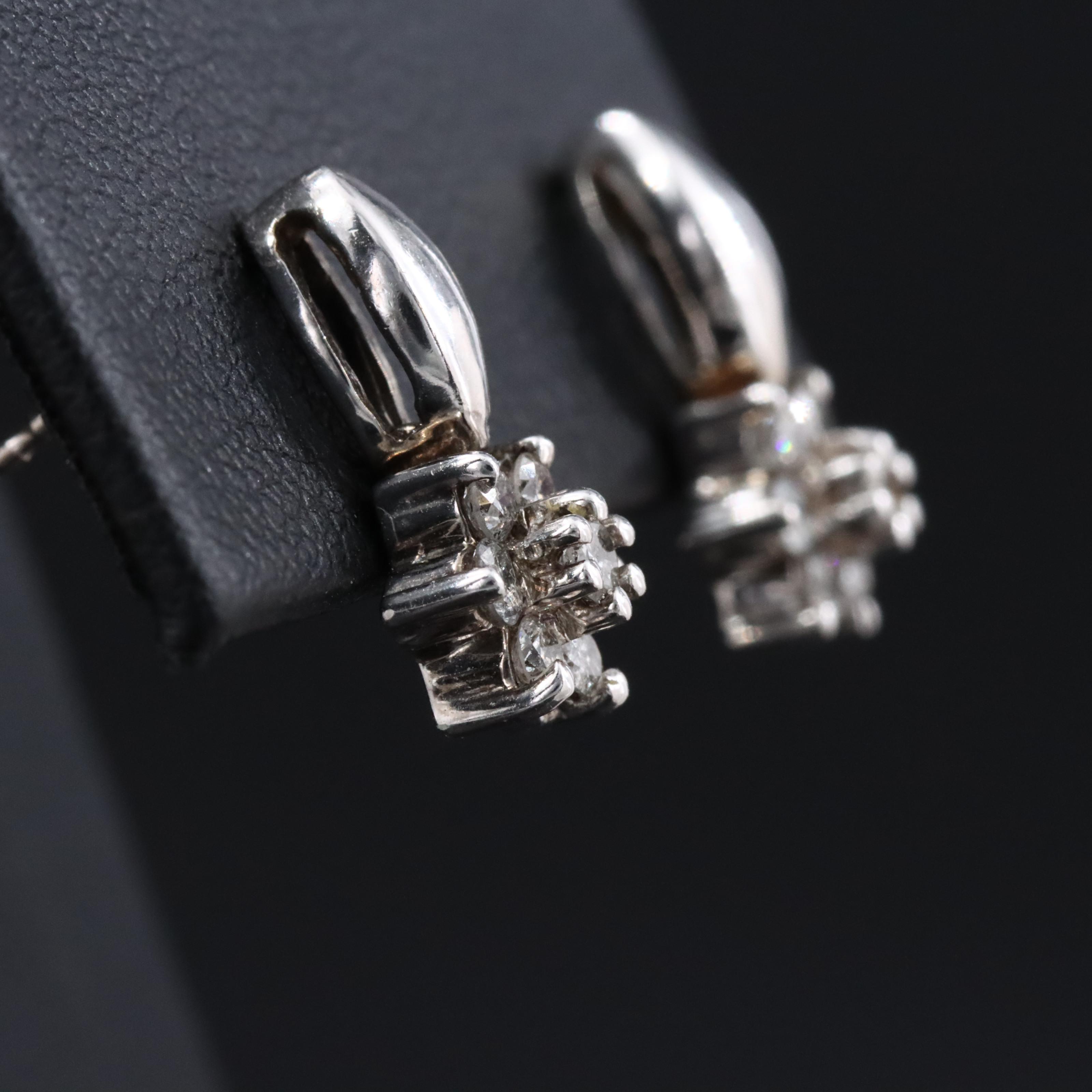 10K 0.44 CTW Diamond Earrings