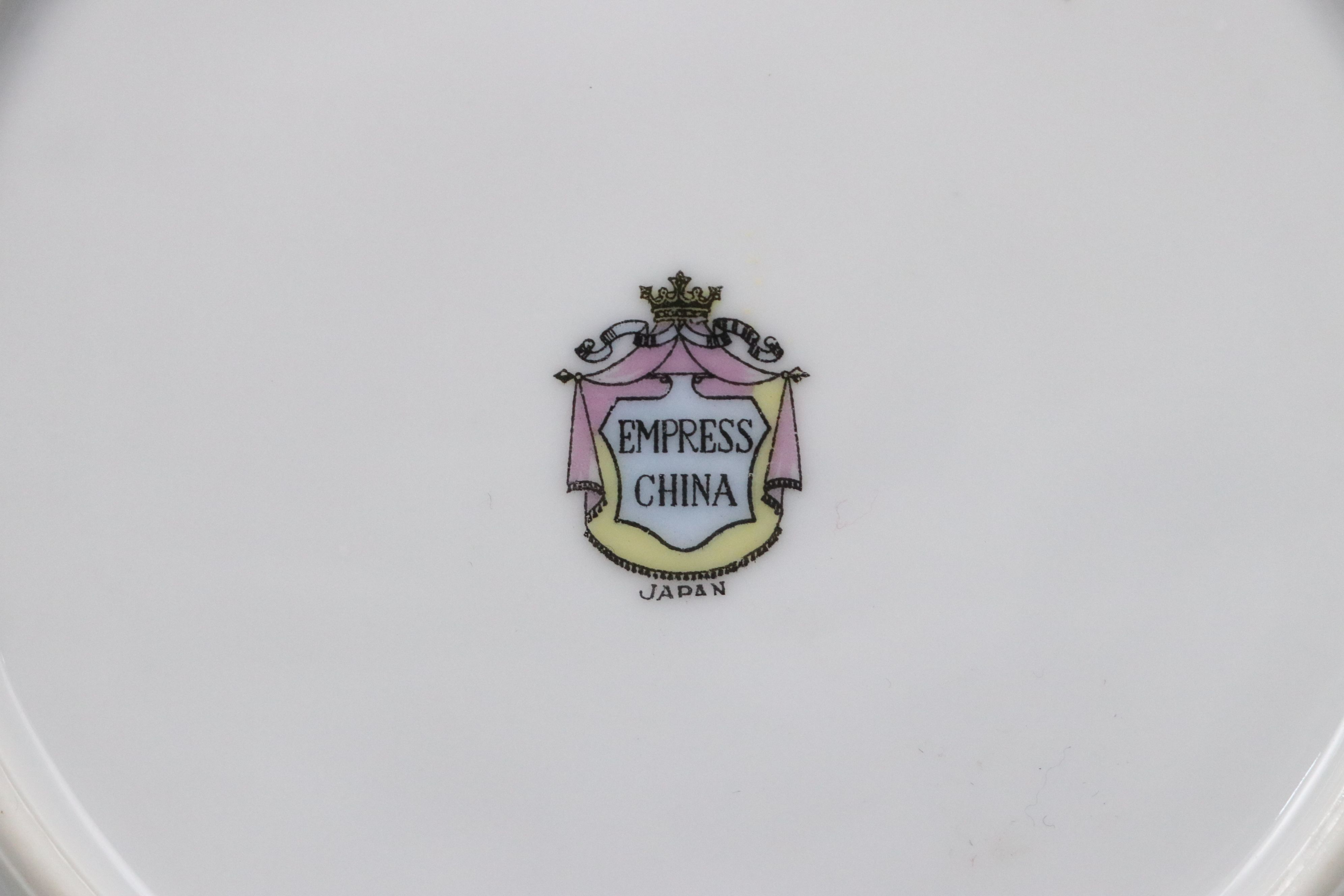 Japanese Empress Porcelain Dinnerware and Serving Pieces, Mid to Late 20th C.