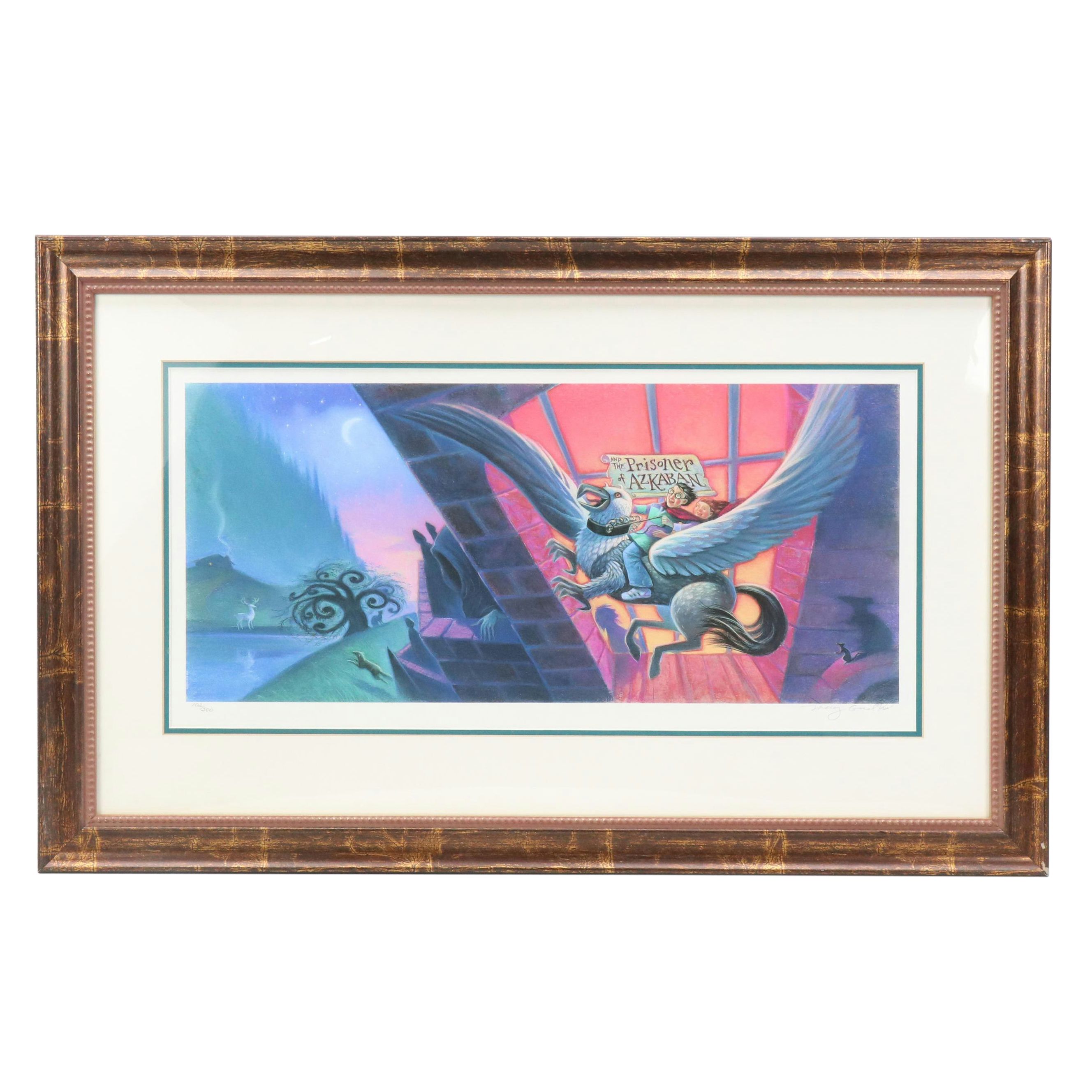 Mary GrandPré Giclée "Harry Potter and the Prisoner of Azkaban," 21st Century