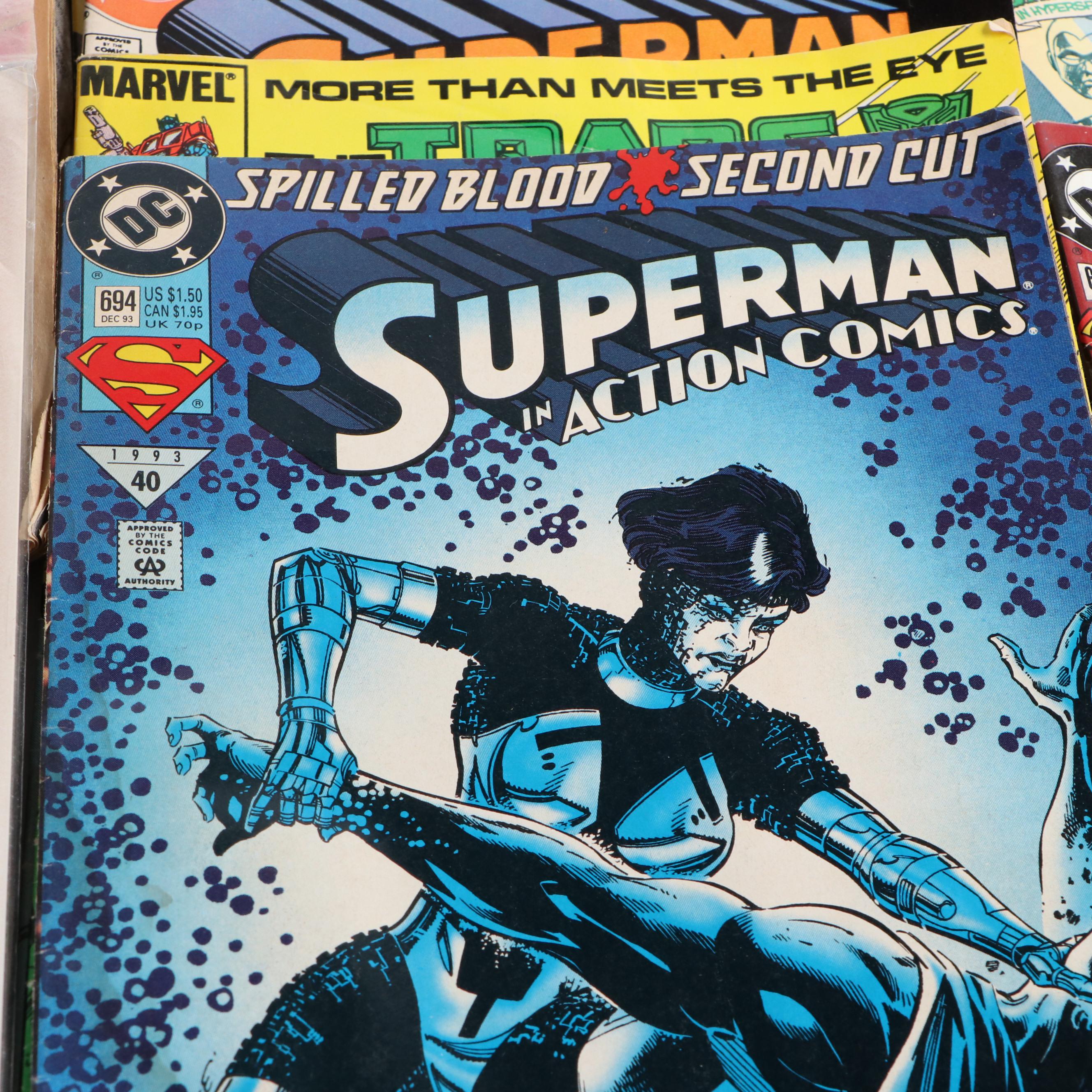 Modern Age "Superman," "Transformers" and Other Comic Books