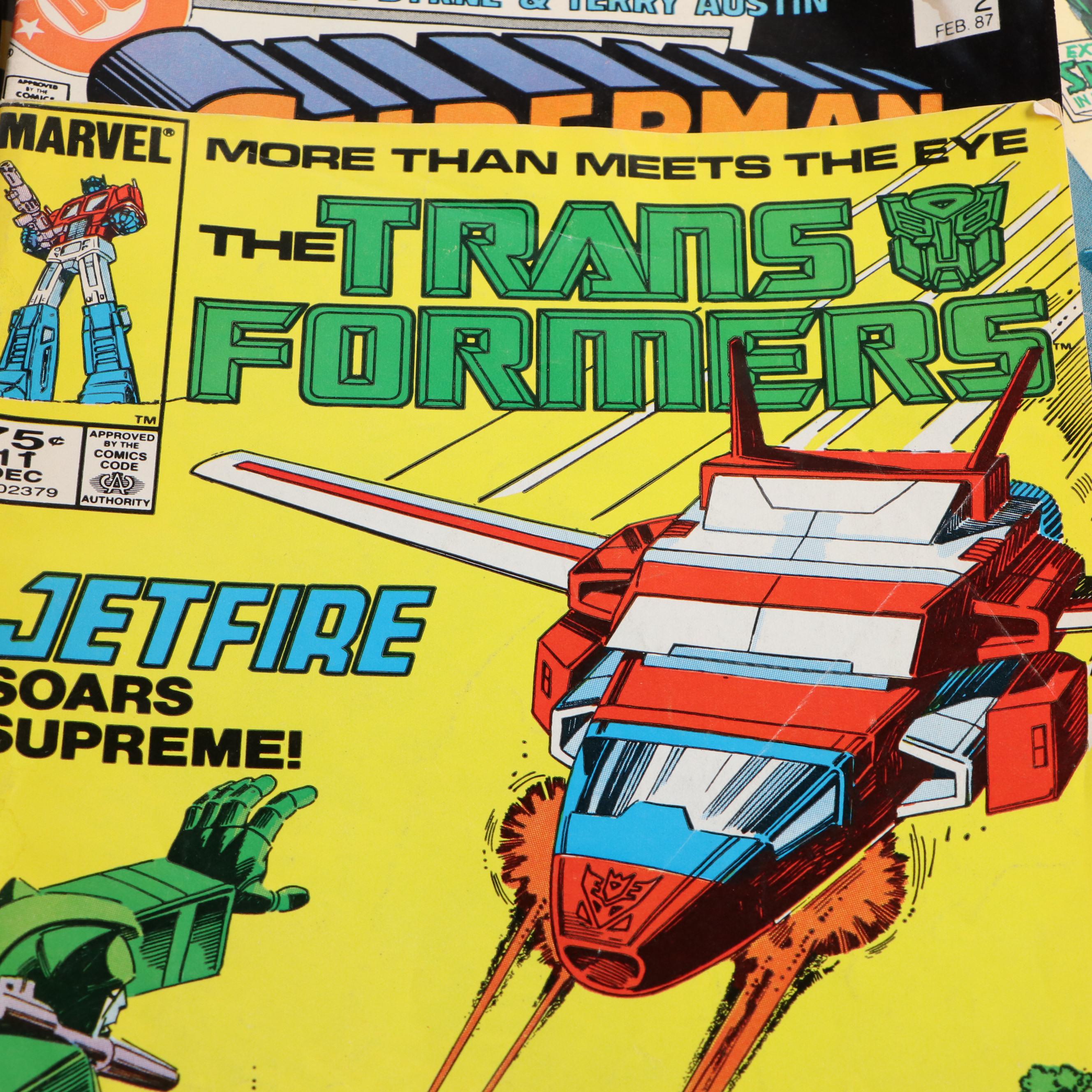 Modern Age "Superman," "Transformers" and Other Comic Books