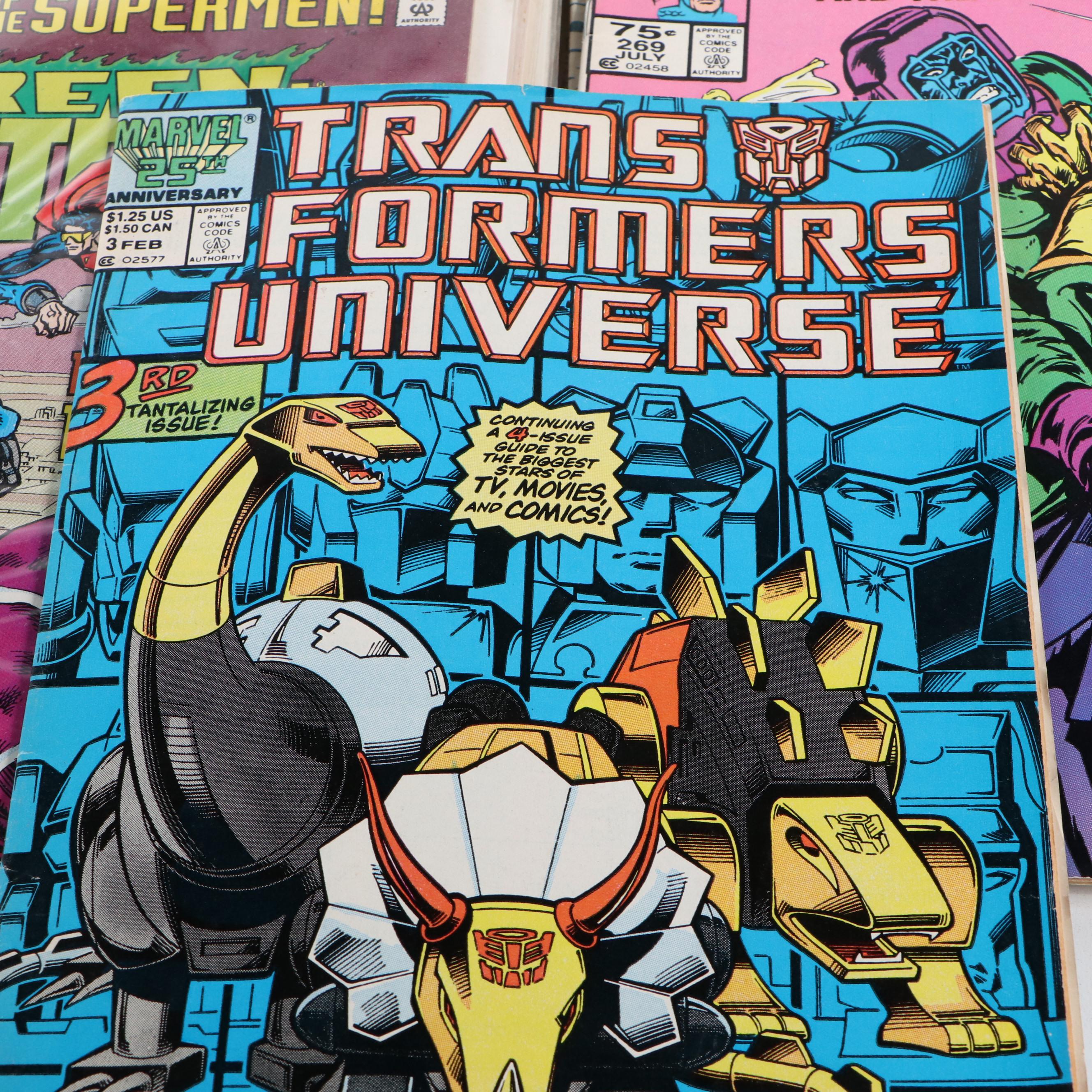 Modern Age "Superman," "Transformers" and Other Comic Books