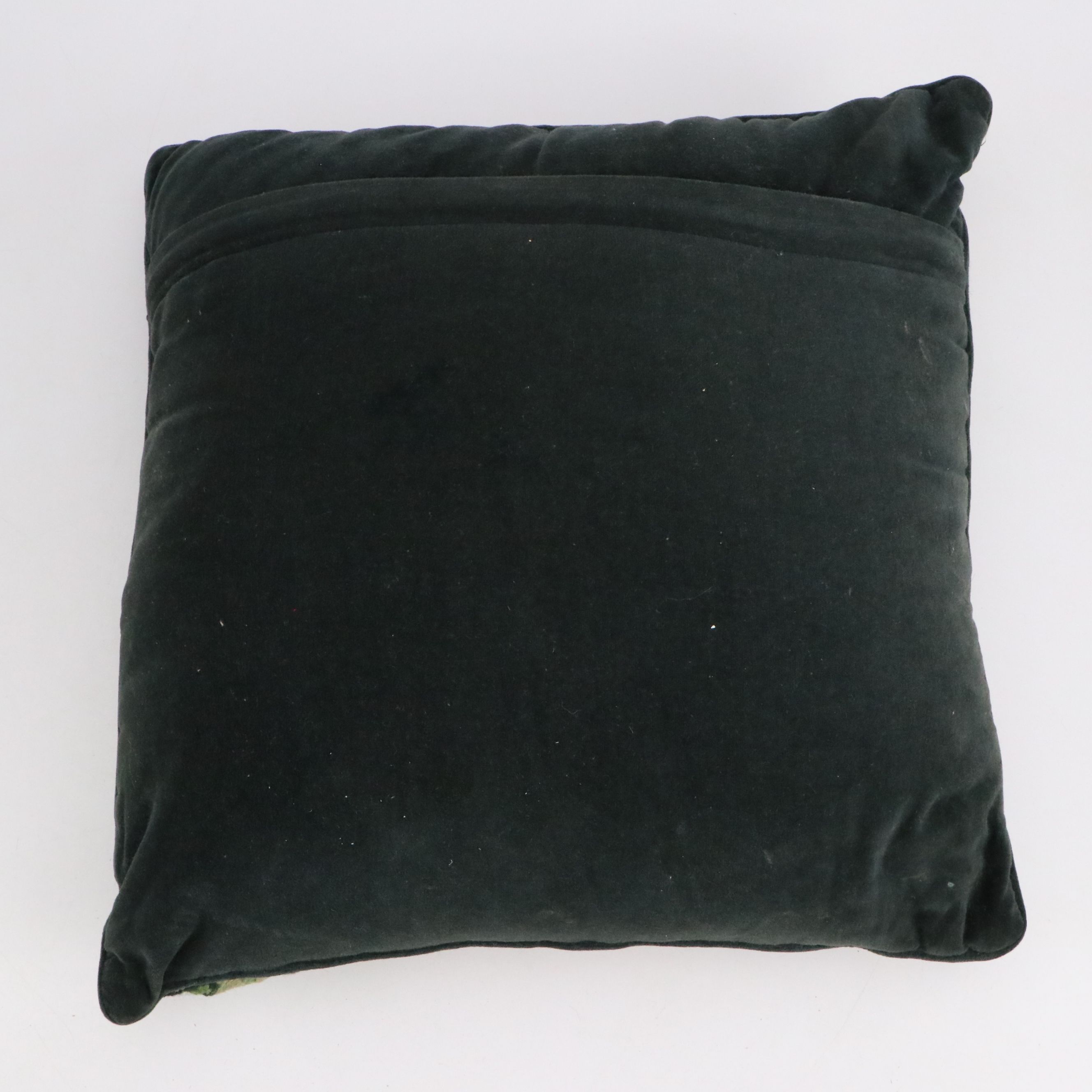 Needlepoint Rose Pattern Accent Pillows