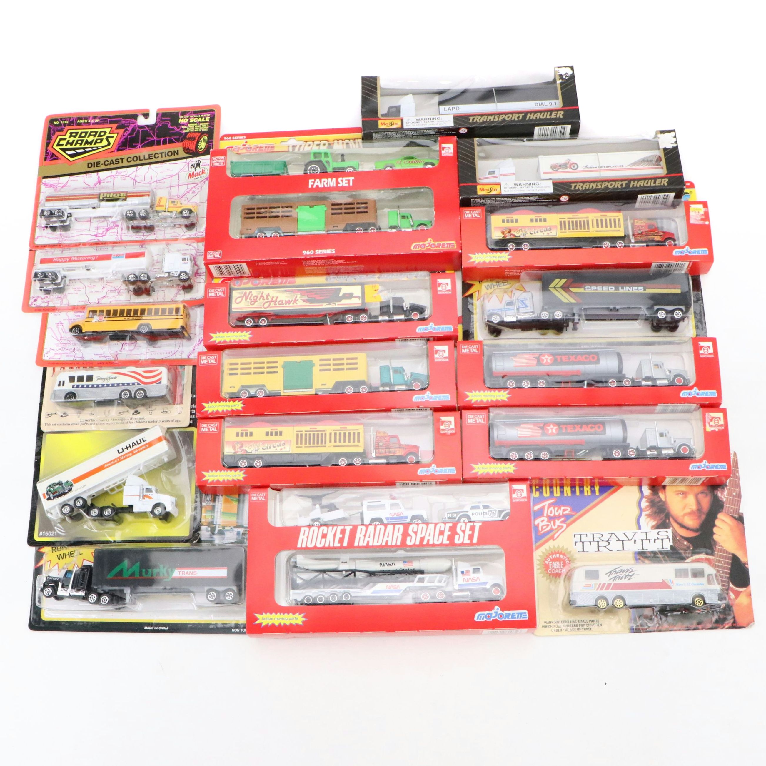 Majorette "Rocket Radar Space Set," Maisto "Transport Hauler" and More Toy Cars
