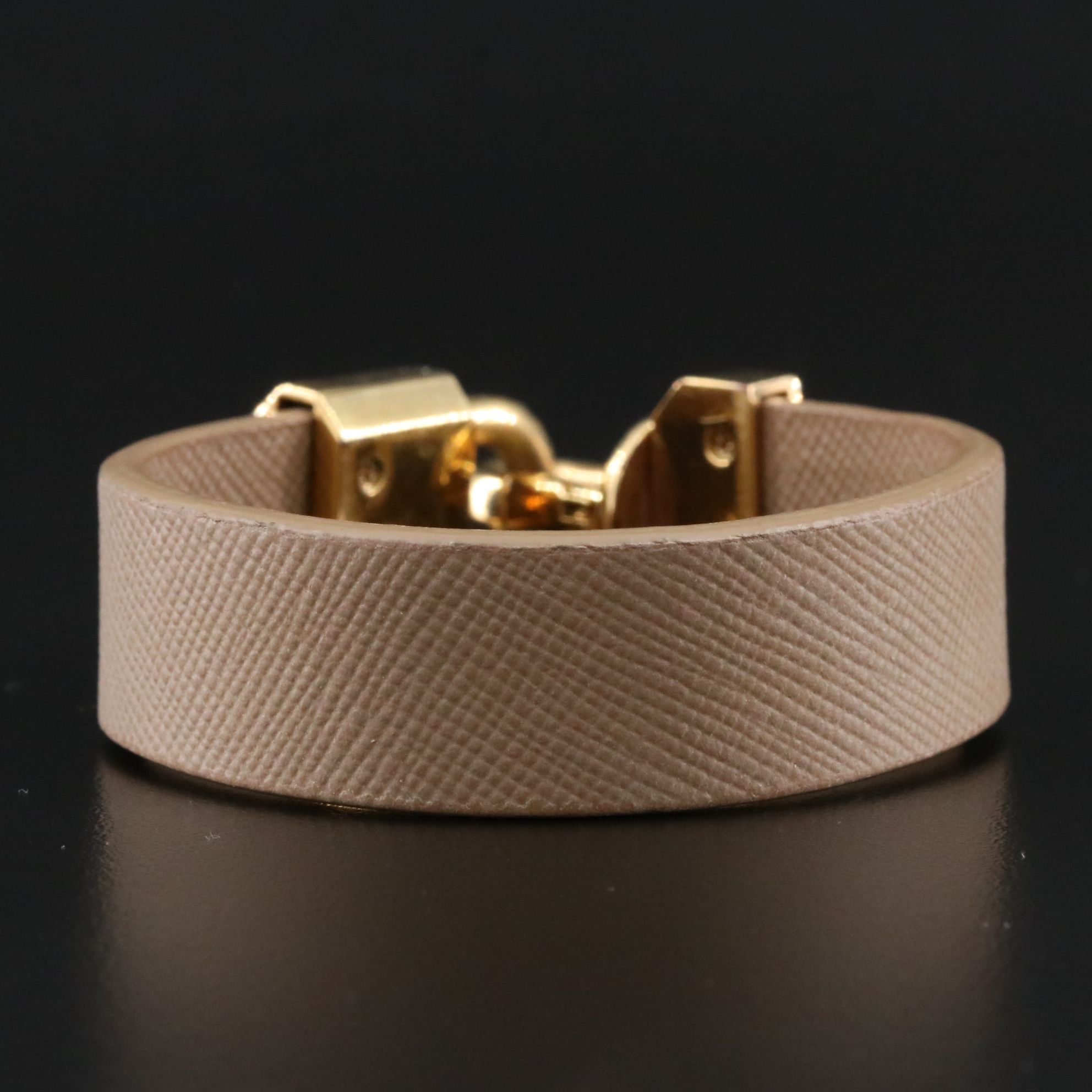 Tory Burch Leather Clasp Bracelet