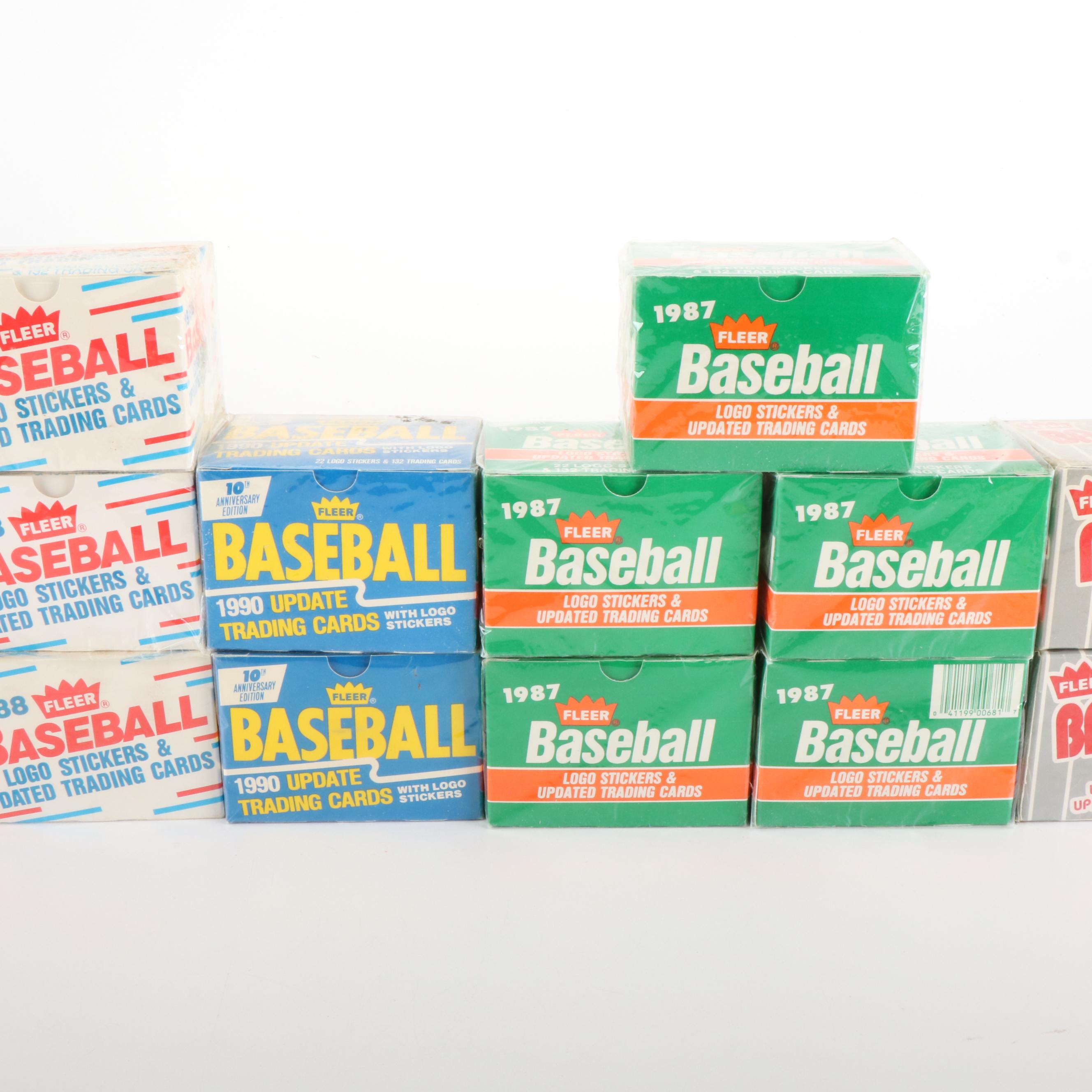 Fleer Update with Other Baseball Card Sets, 1980s-1990s