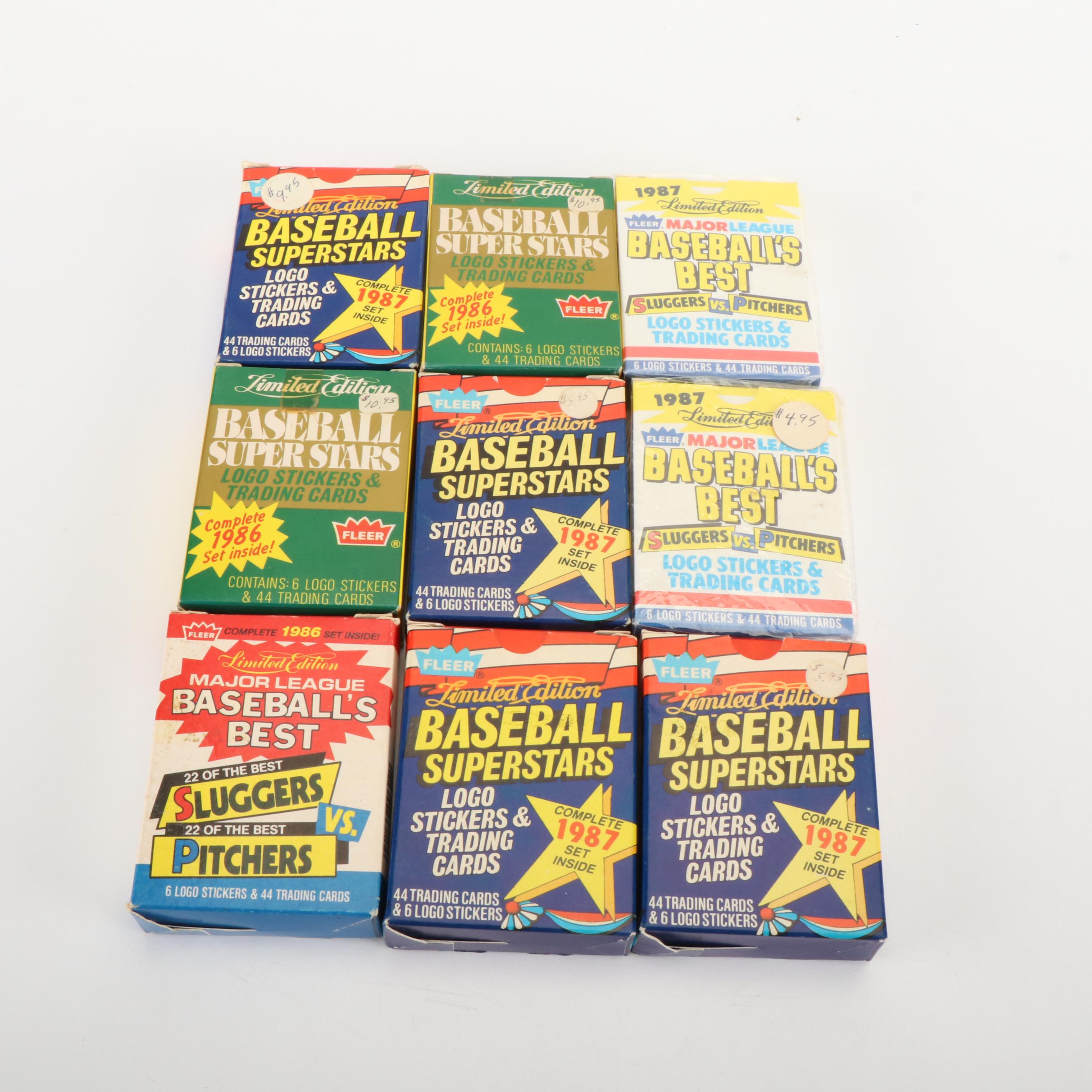 Fleer Update with Other Baseball Card Sets, 1980s-1990s