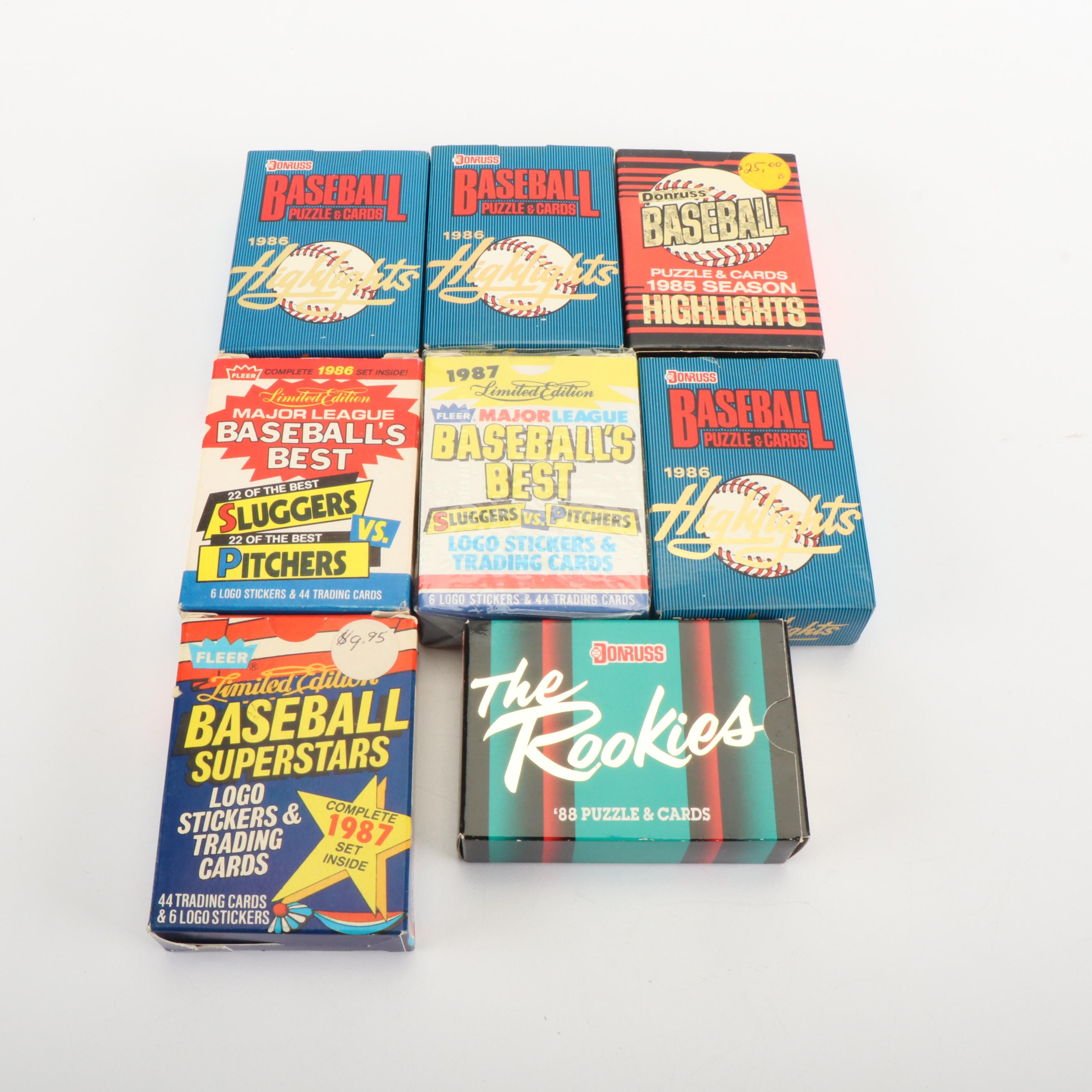 Fleer Update with Other Baseball Card Sets, 1980s-1990s