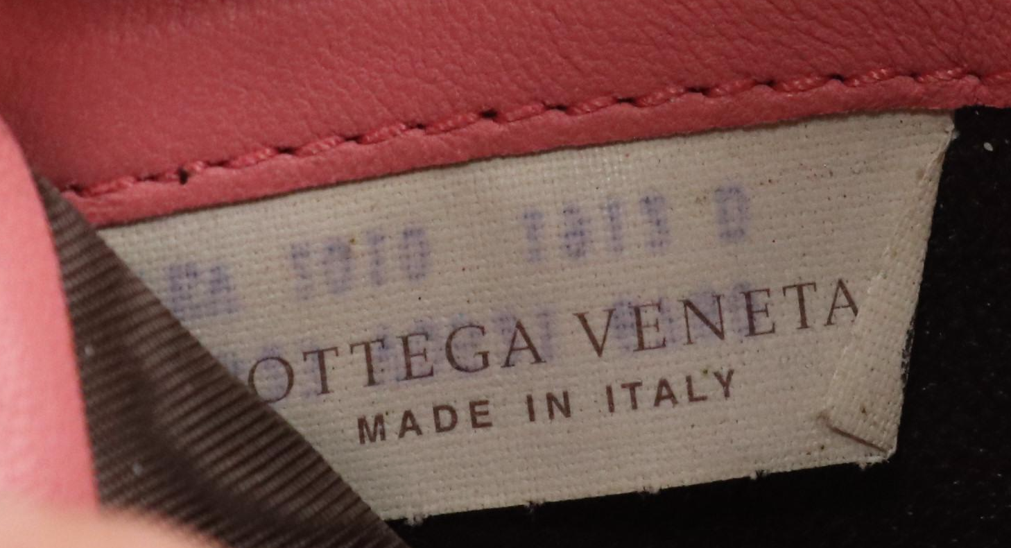 Bottega Veneta Zip-Around Wristlet Wallet in Pink Intrecciato Lambskin Leather