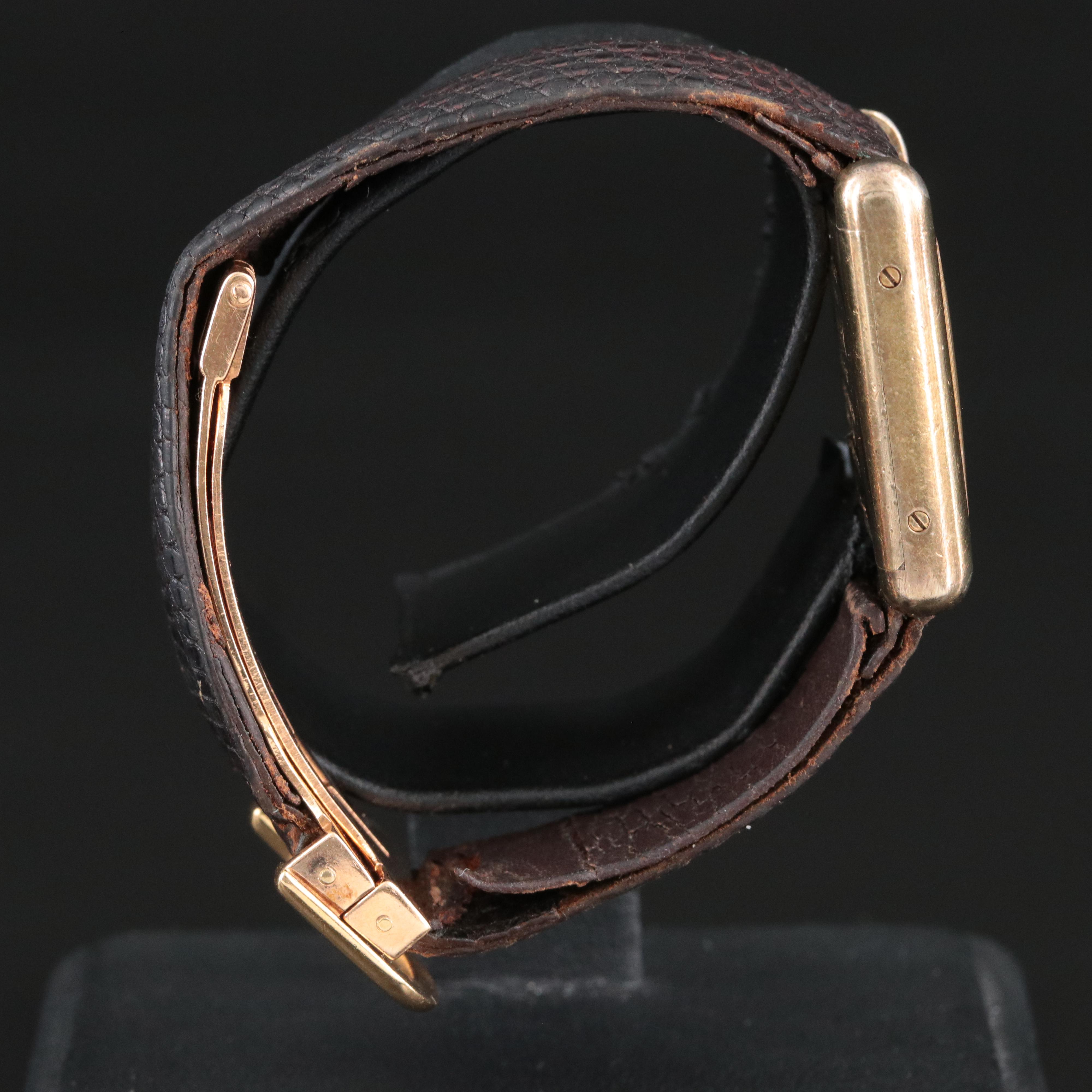 Cartier Must de Cartier 925 Gold Plate Stem Wind 60026 Model Watch