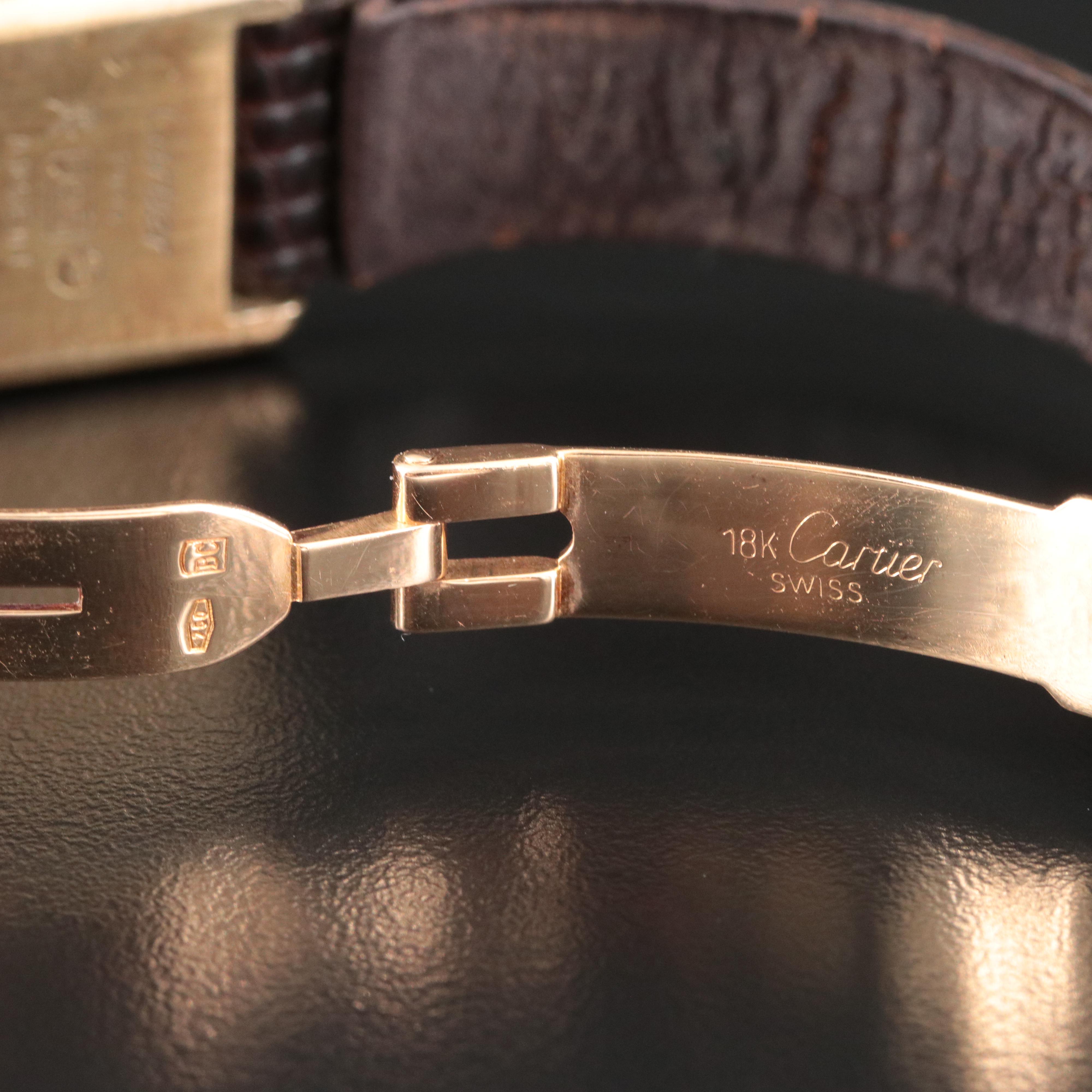 Cartier Must de Cartier 925 Gold Plate Stem Wind 60026 Model Watch