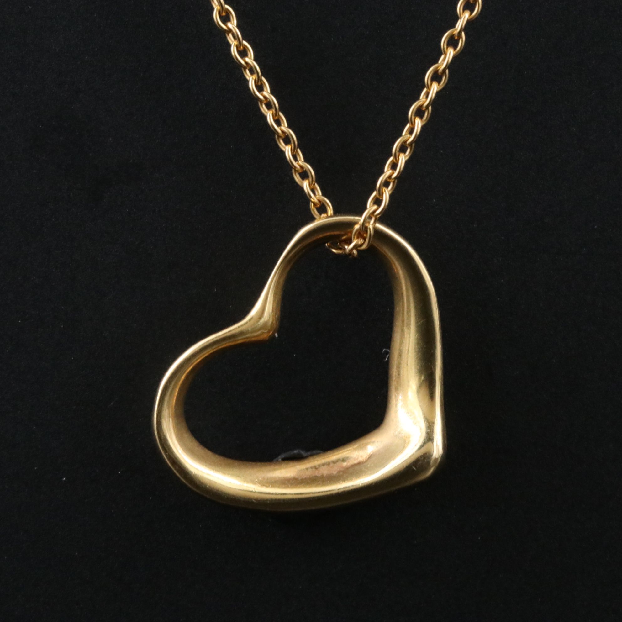 Elsa Peretti for Tiffany & Co. 18K Open Heart Necklace