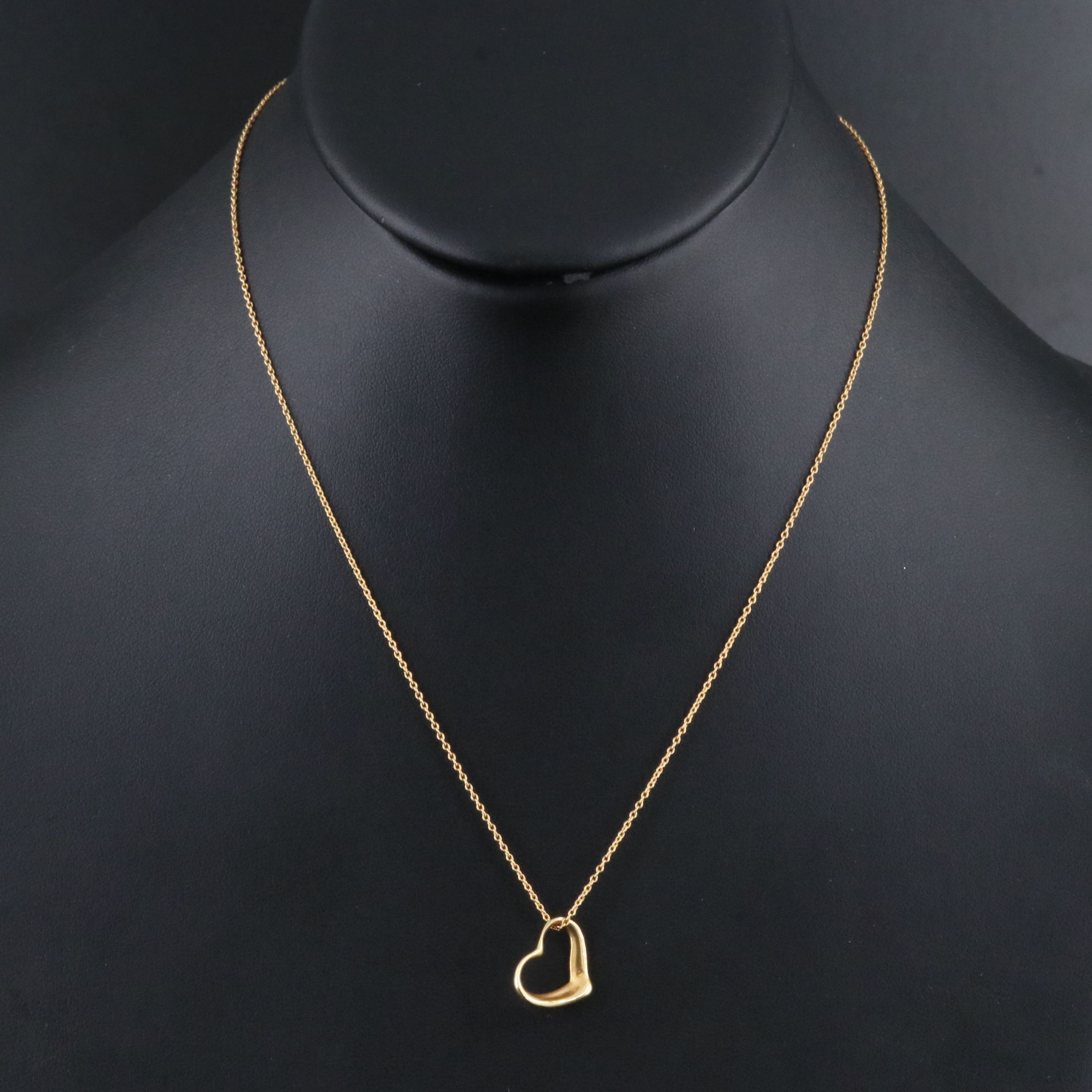 Elsa Peretti for Tiffany & Co. 18K Open Heart Necklace