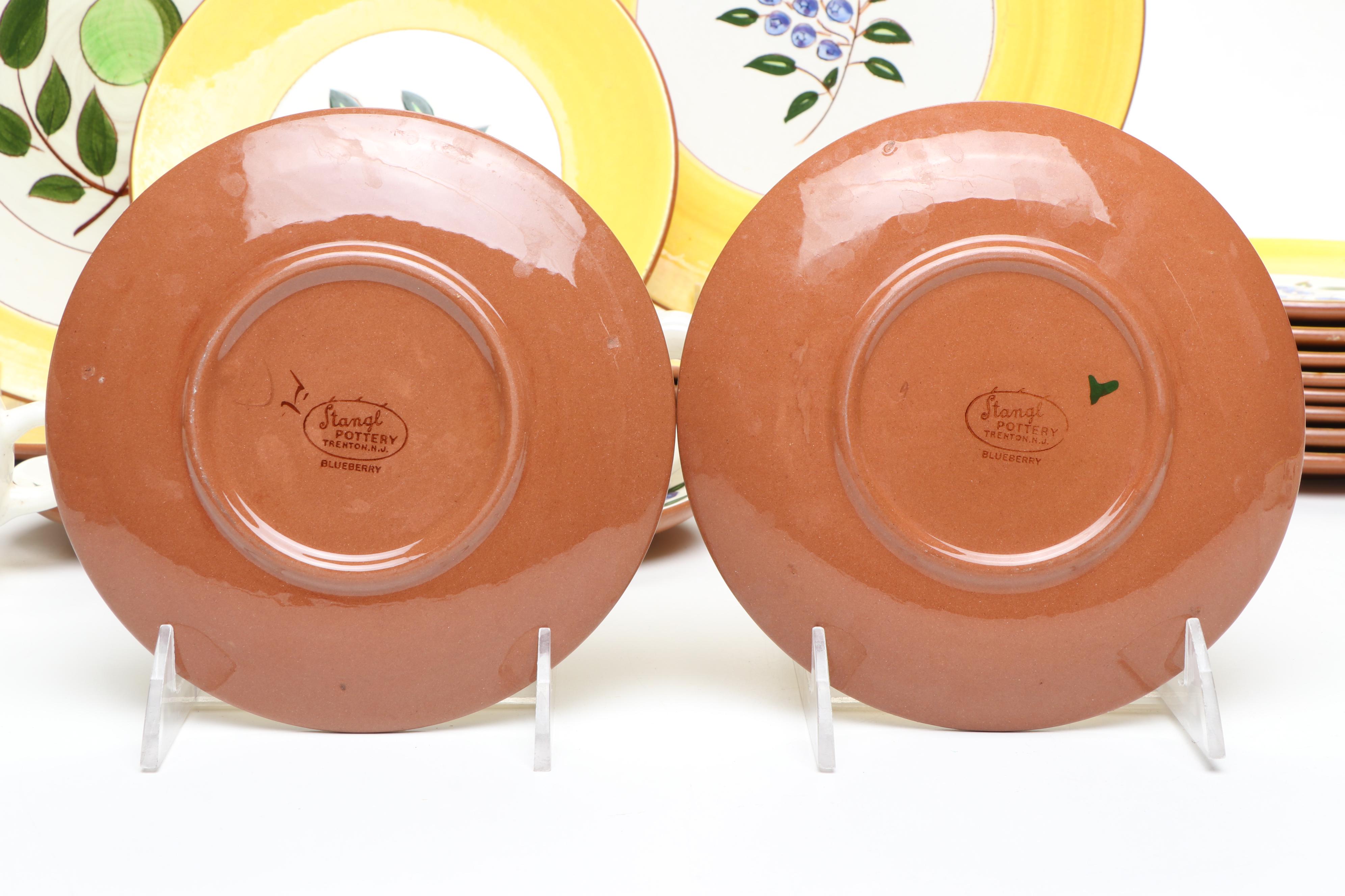 Stangl Pottery "Blueberry" Dinnerware and Serving Pieces, 1950–1978