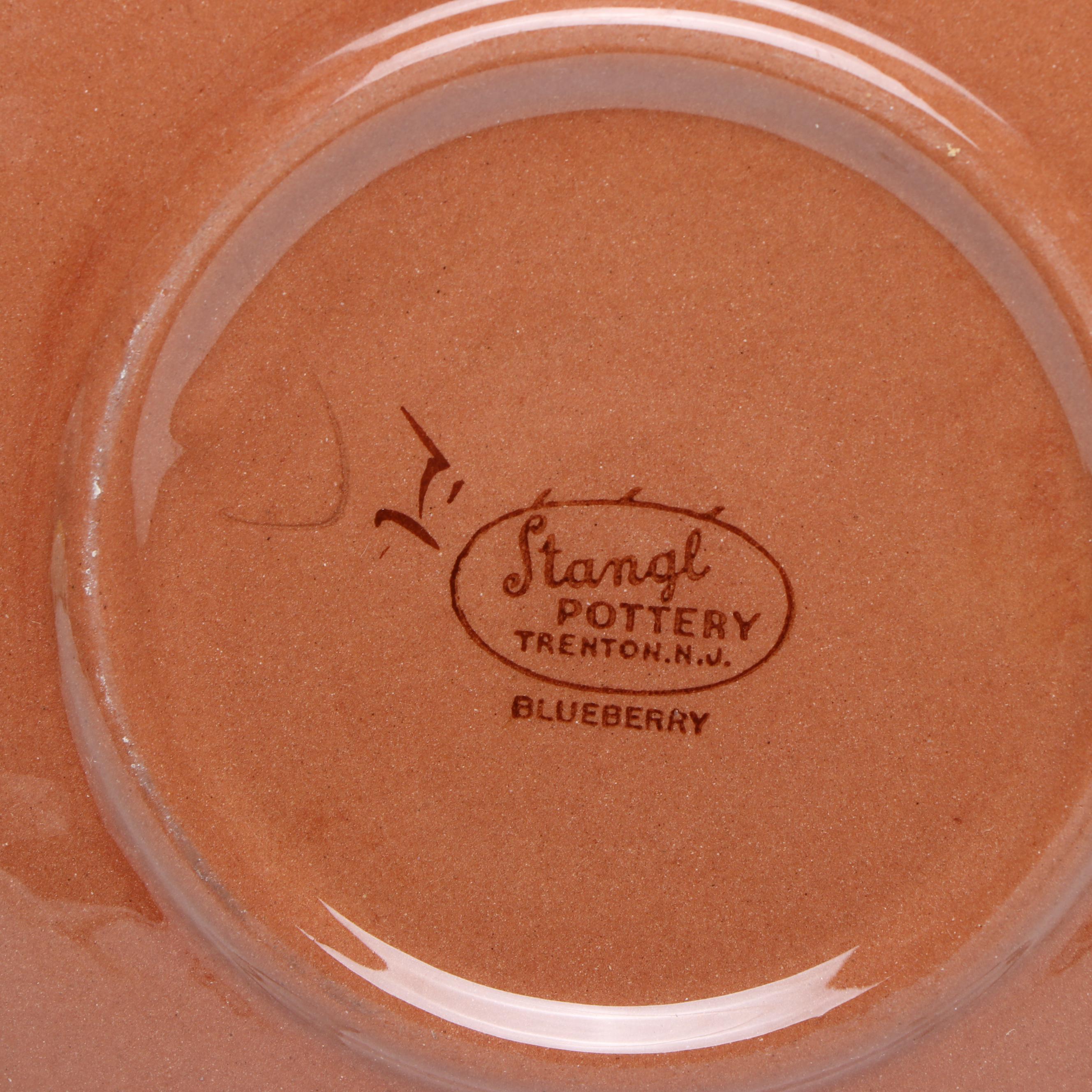 Stangl Pottery "Blueberry" Dinnerware and Serving Pieces, 1950–1978
