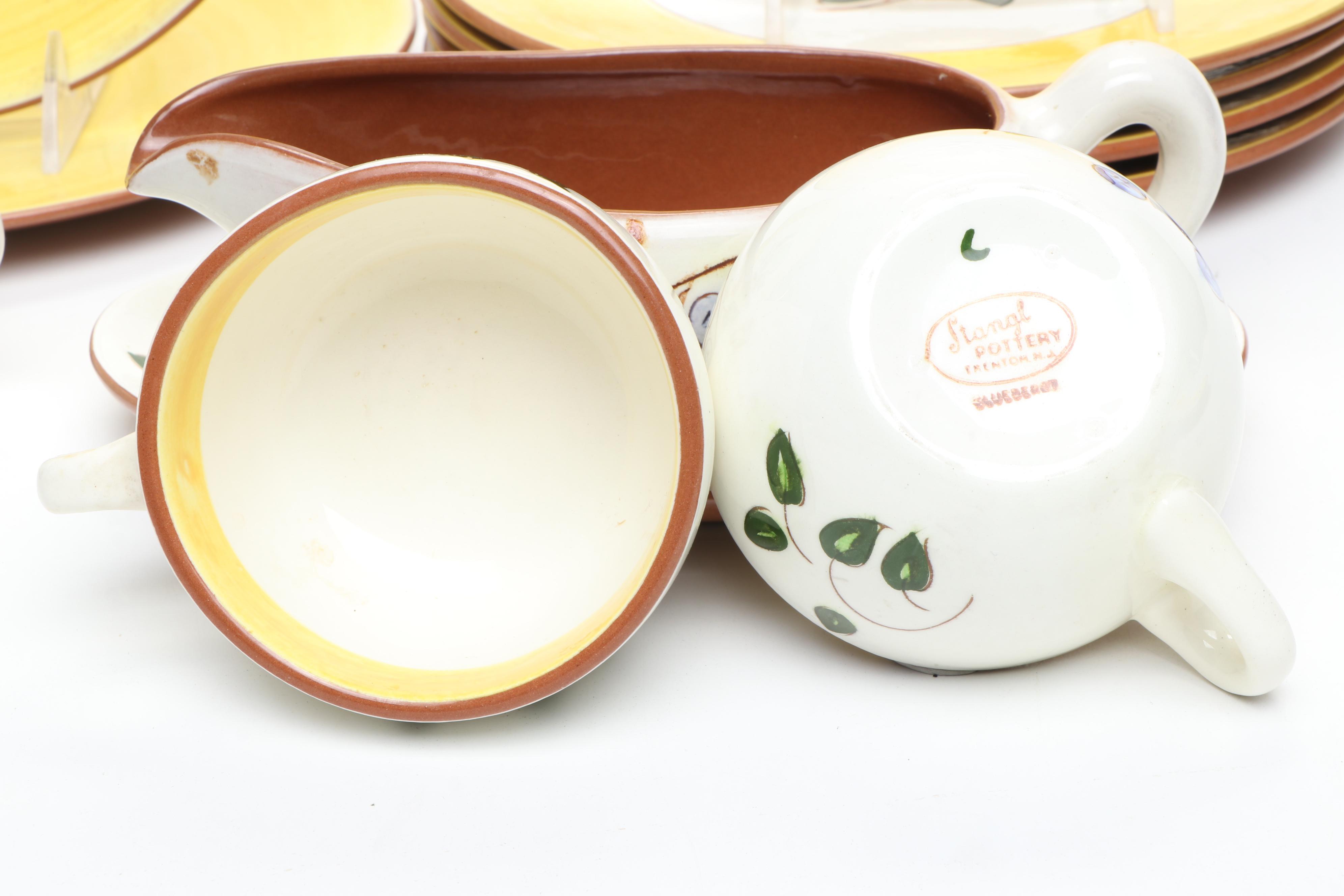Stangl Pottery "Blueberry" Dinnerware and Serving Pieces, 1950–1978