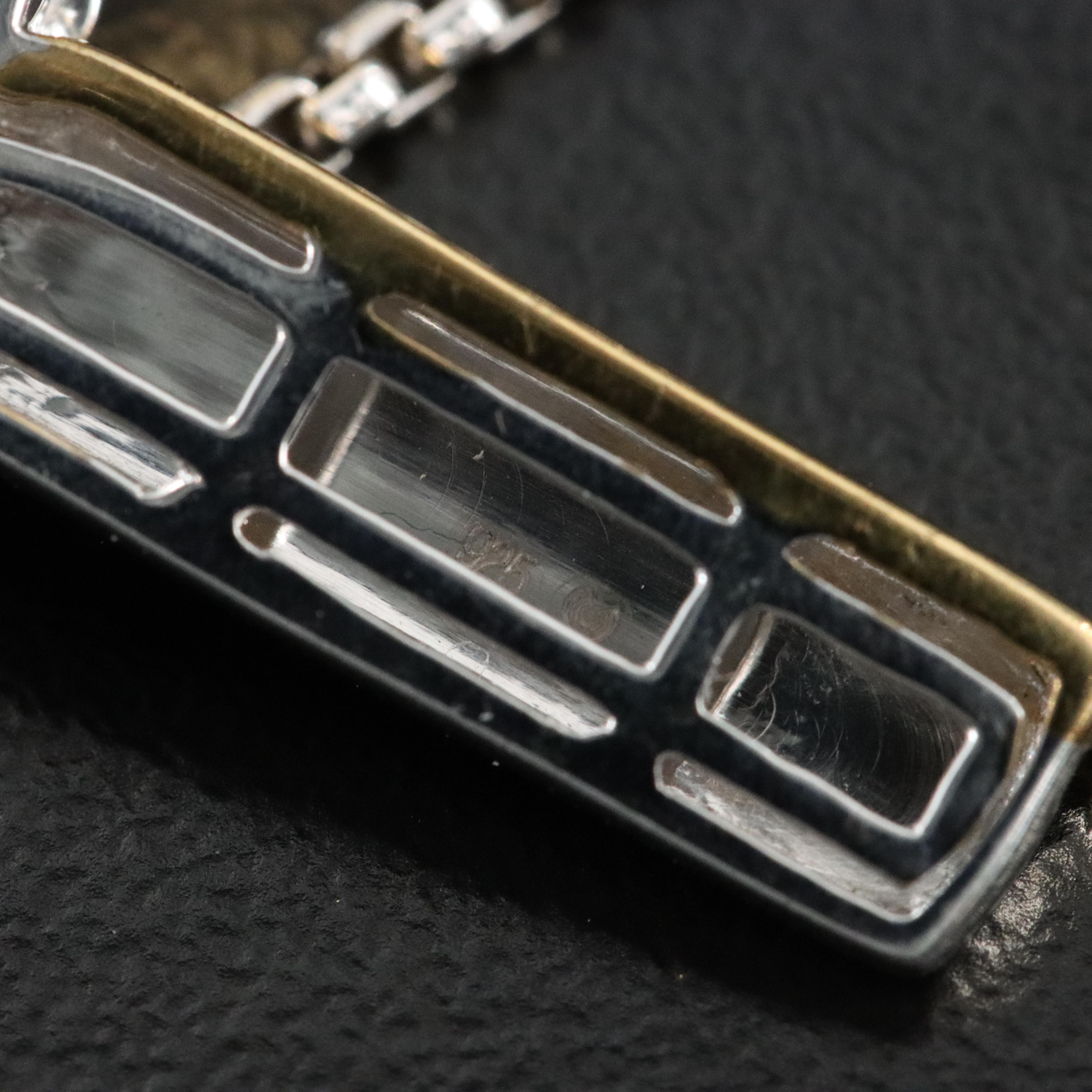 Sterling Diamond Cross Pendant Necklace