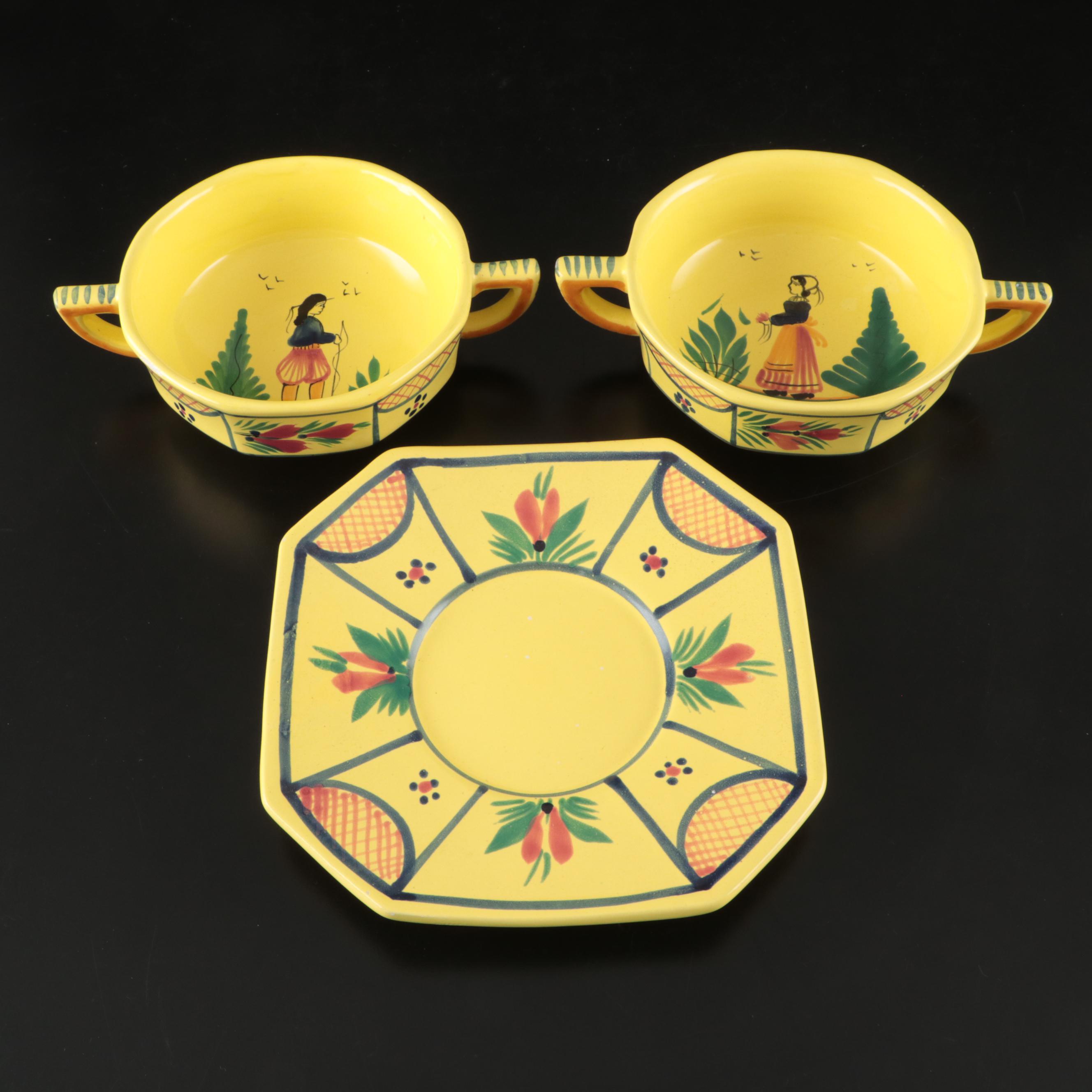 Wedgwood & Co. "Marion" with Other Plates and Table Accessories, 20th Century