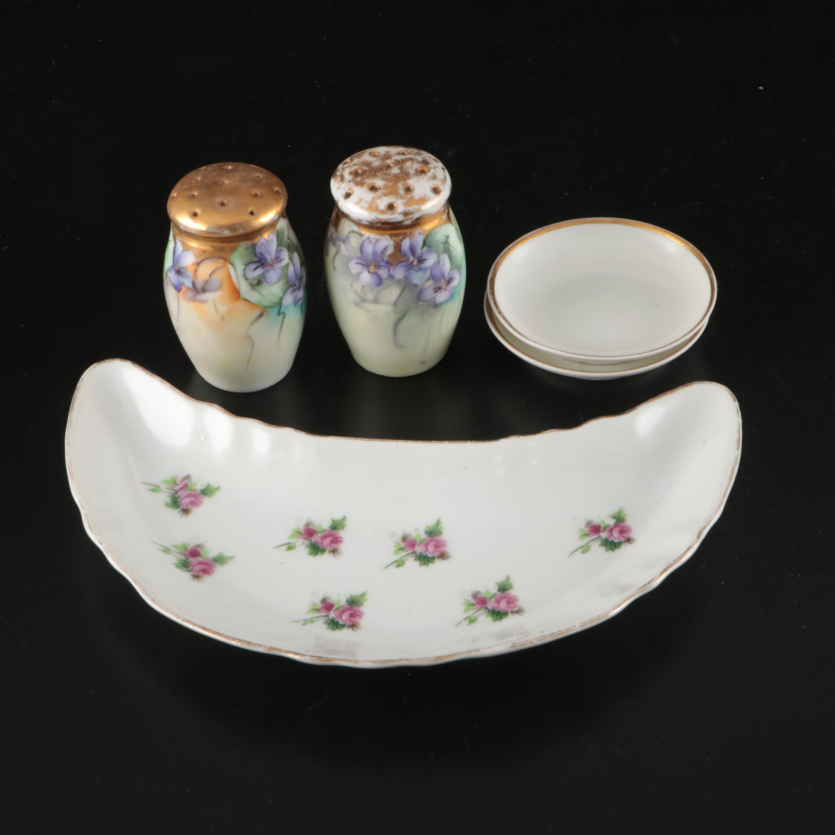 Wedgwood & Co. "Marion" with Other Plates and Table Accessories, 20th Century