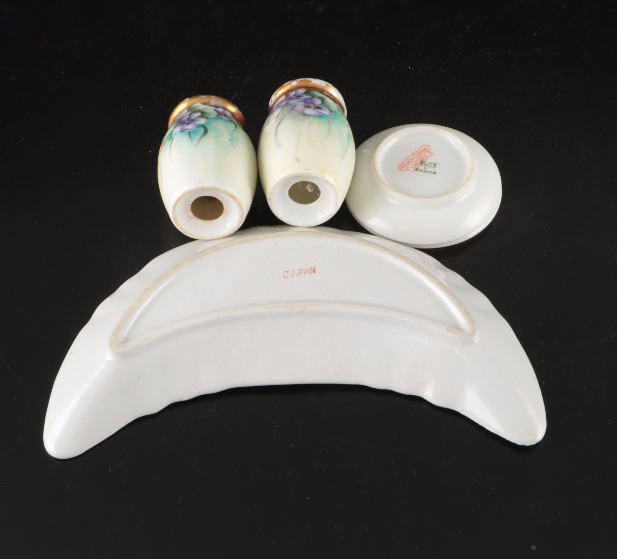 Wedgwood & Co. "Marion" with Other Plates and Table Accessories, 20th Century