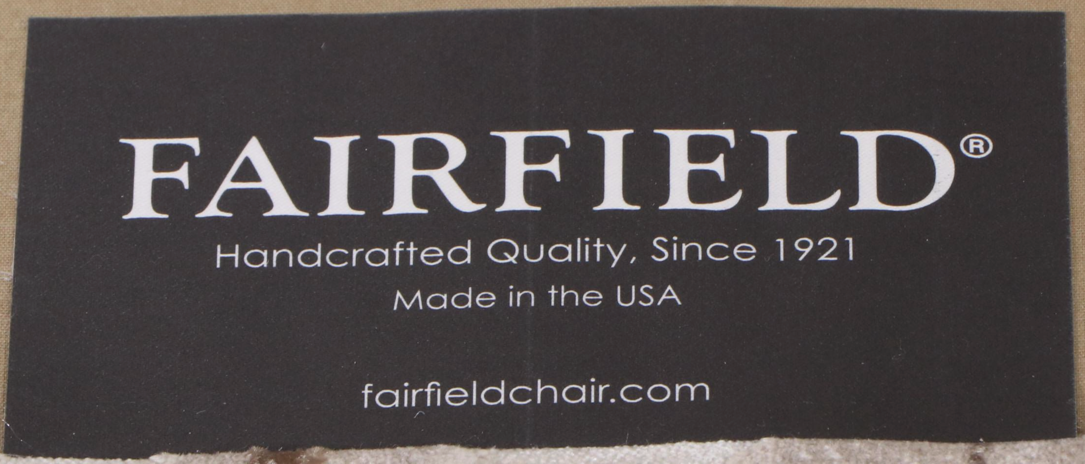 Fairfield Chair Co. Handcrafted Contemporary Armchair with Nailhead Trim