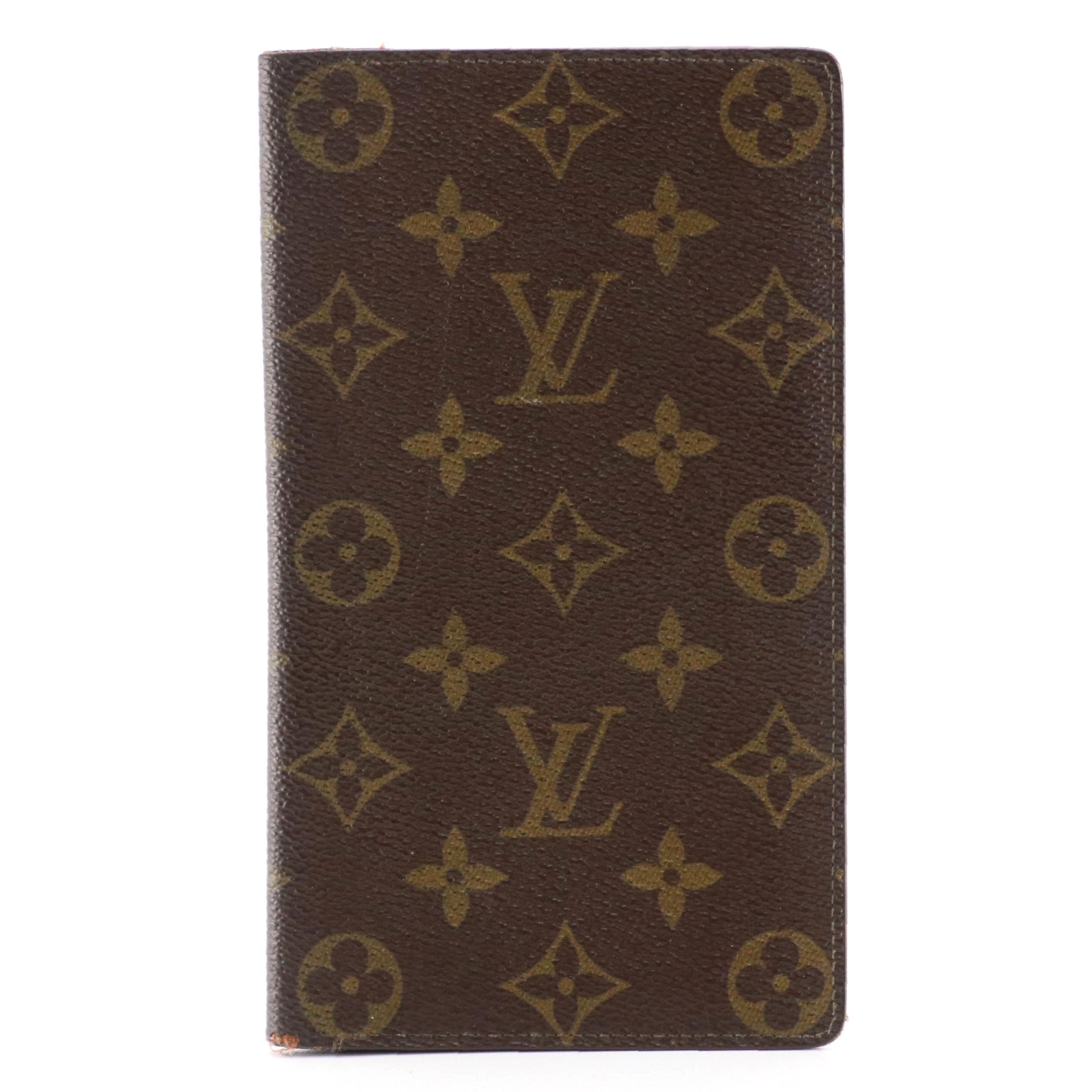 Louis Vuitton Porte-Chéquier, Cartes Crédit Long Wallet in Monogram Canvas