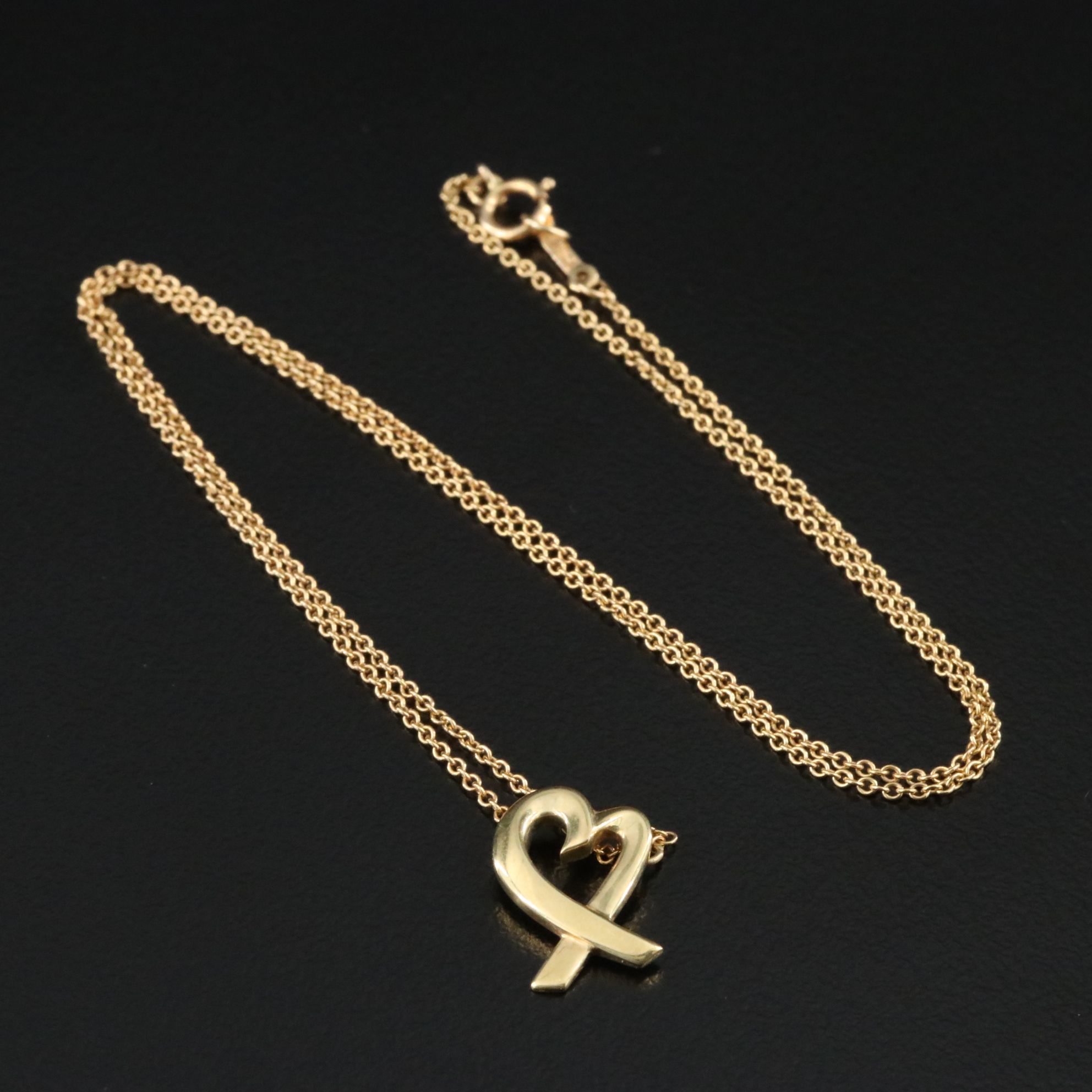 Paloma Picasso for Tiffany & Co. 18K Loving Heart Necklace