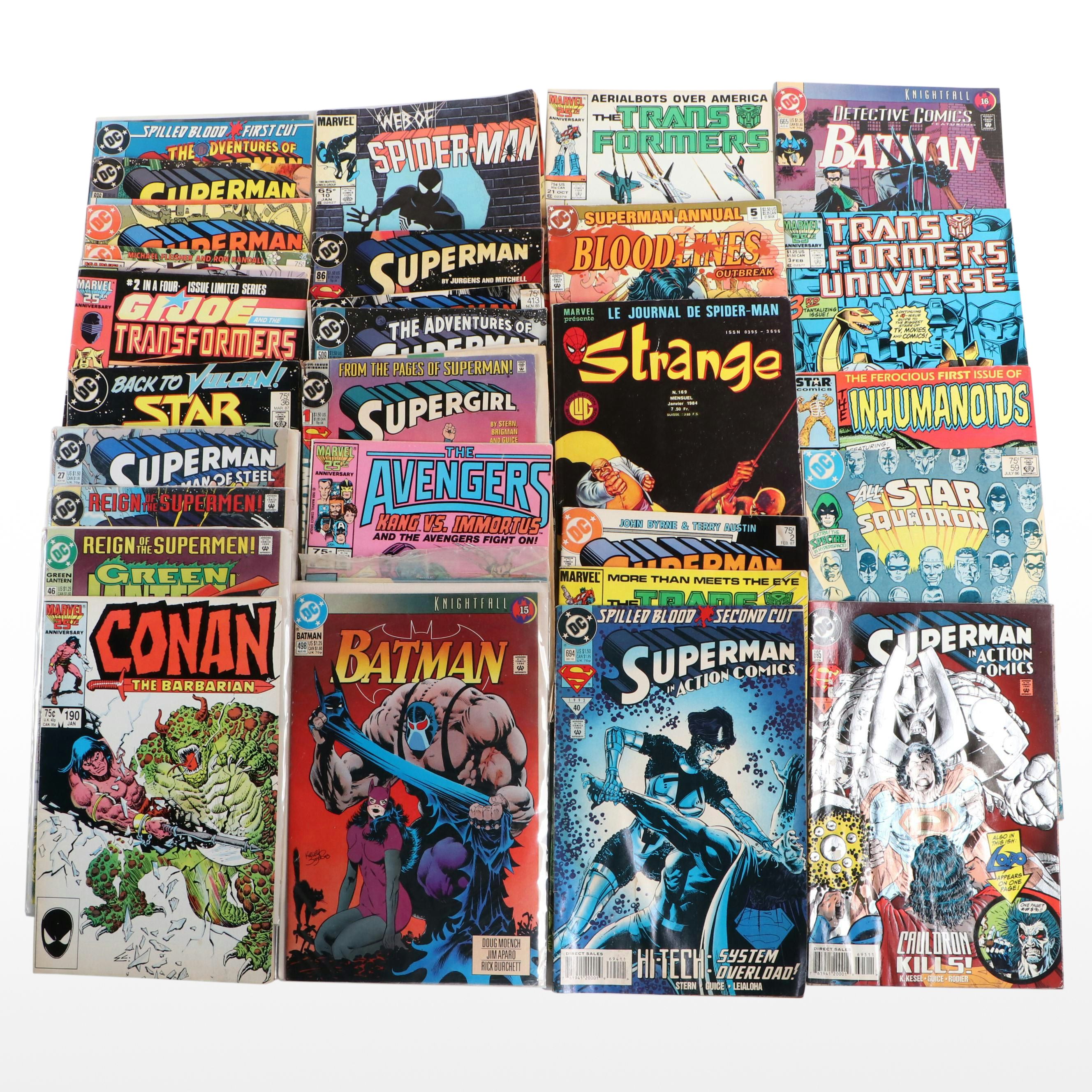 Modern Age "Superman," "Transformers" and Other Comic Books