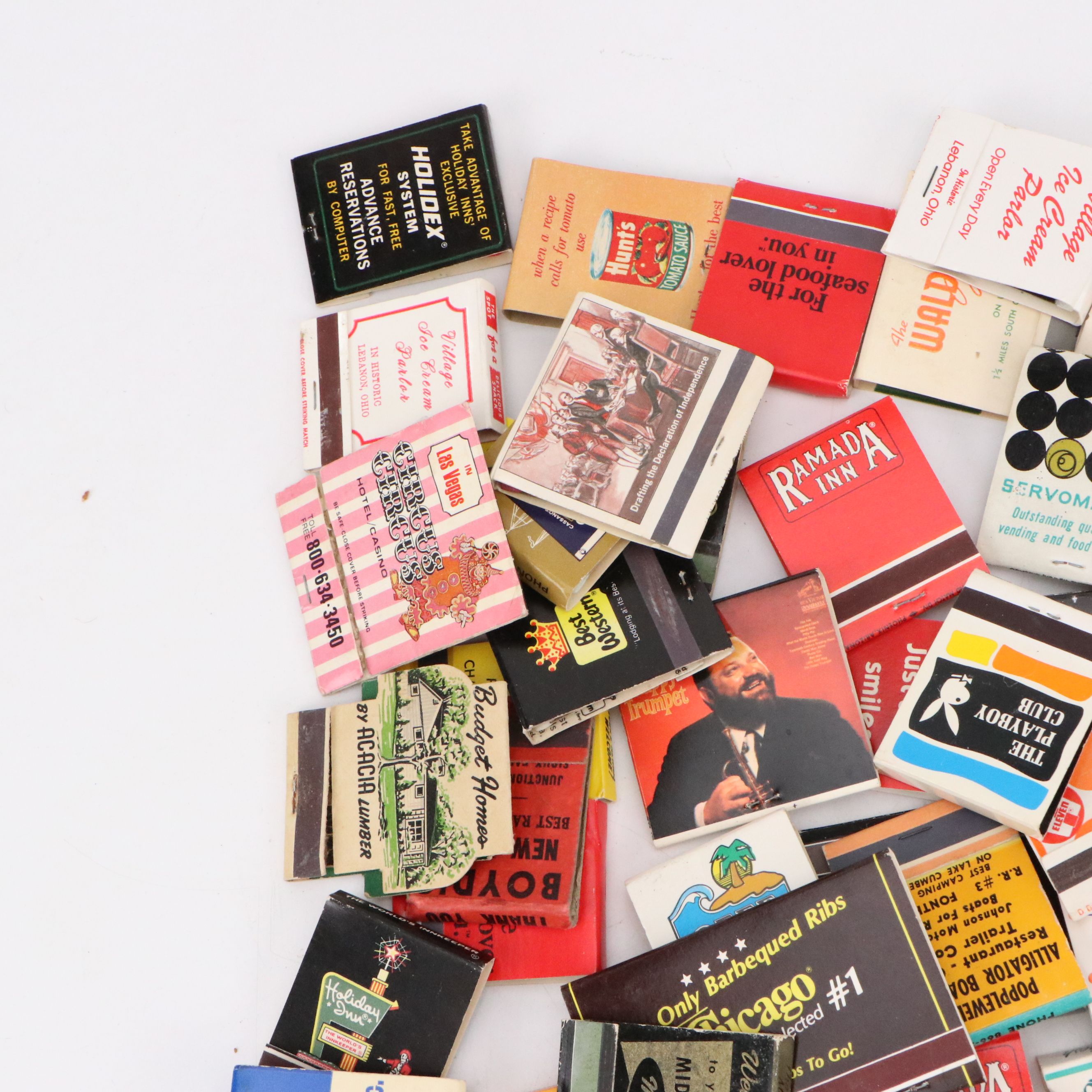 Mobilgas First Aid Kit Tin with Souvenir Matchbooks, Mid to Late 20th Century