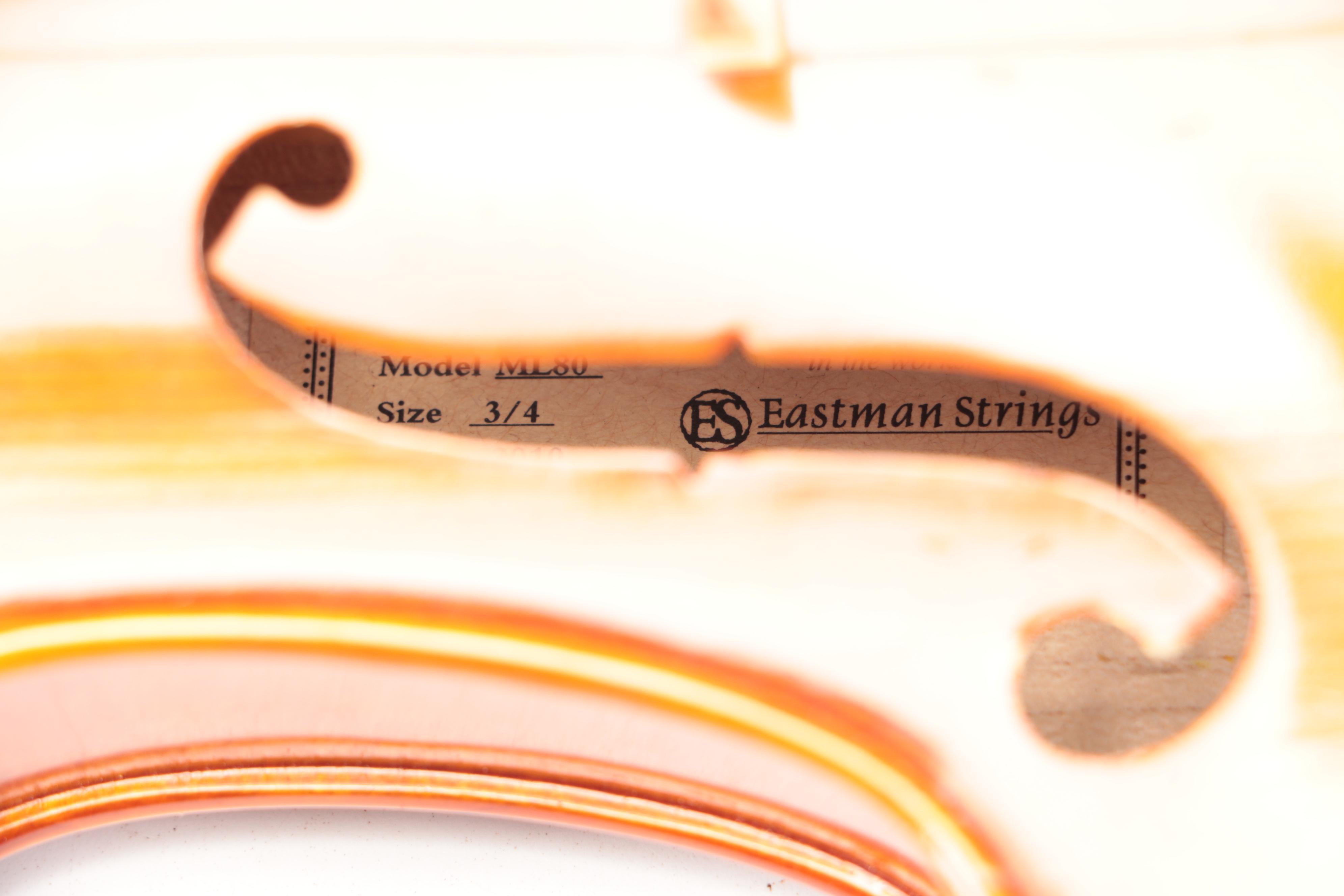 Eastman Wooden 1/2 Size Violin with Bow and Accessories, 2010