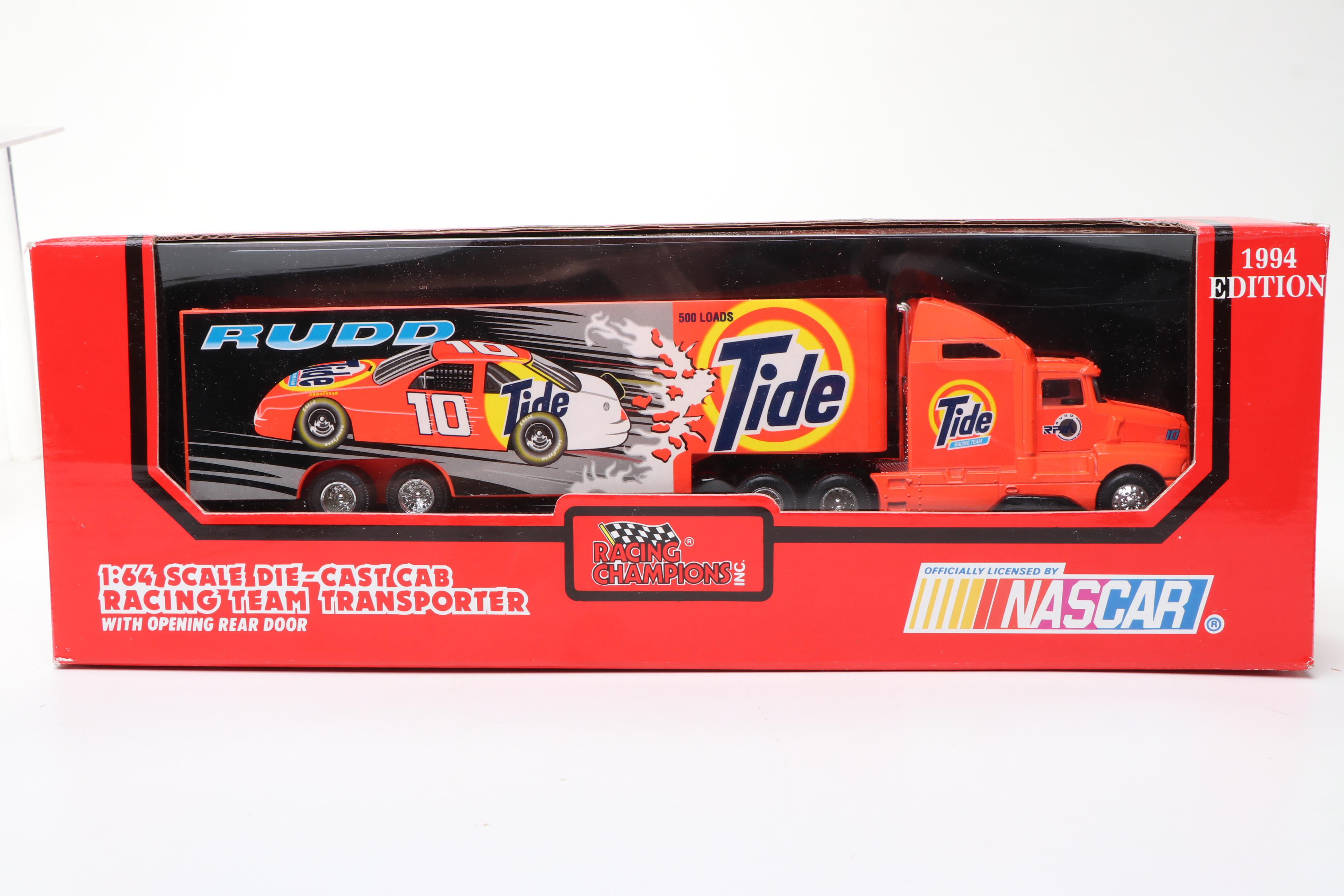 Racing Champions NASCAR "Racing Team Transporter" 1:64 Scale Toy Trucks