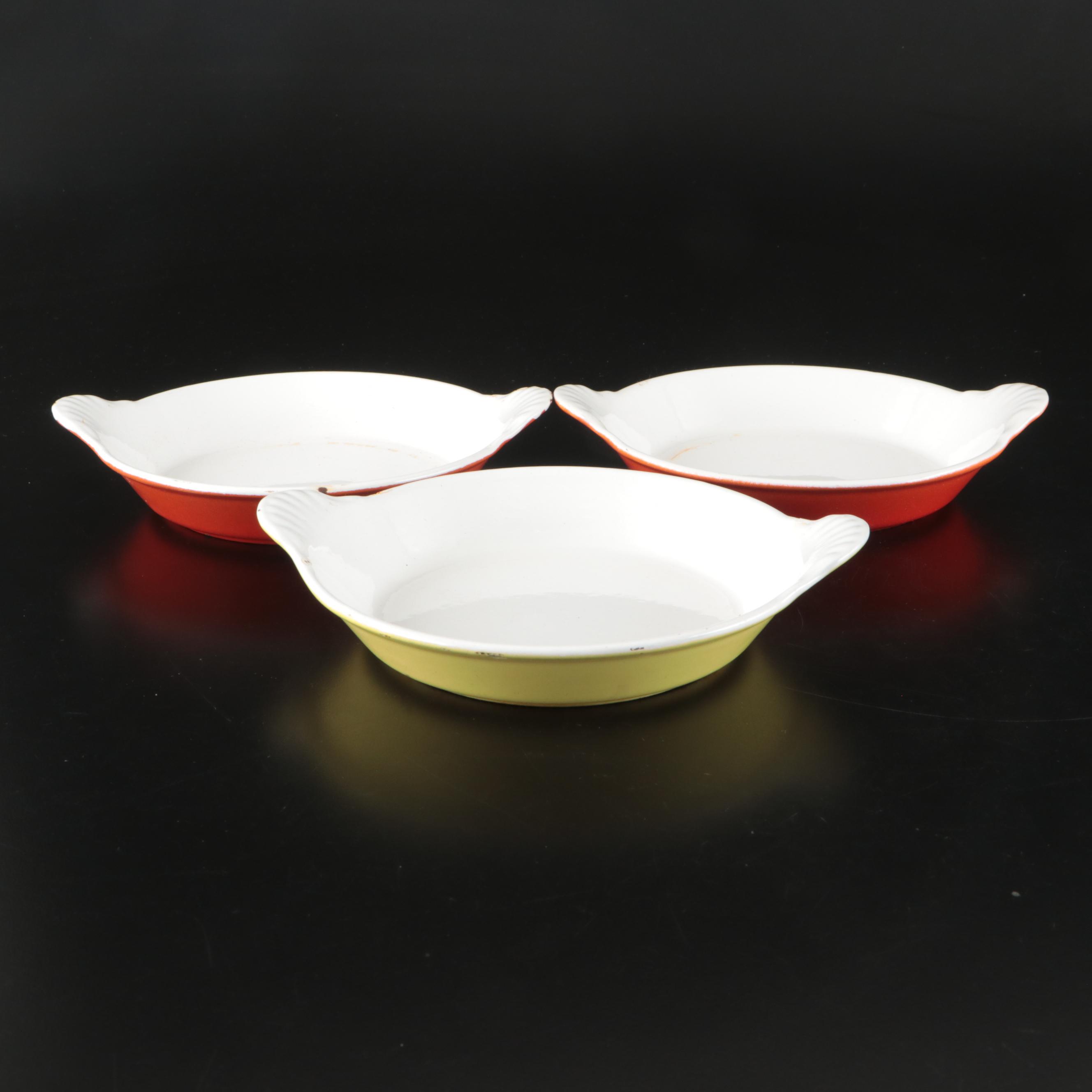 Le Creuset Enameled Cast Iron Au Gratin Dishes