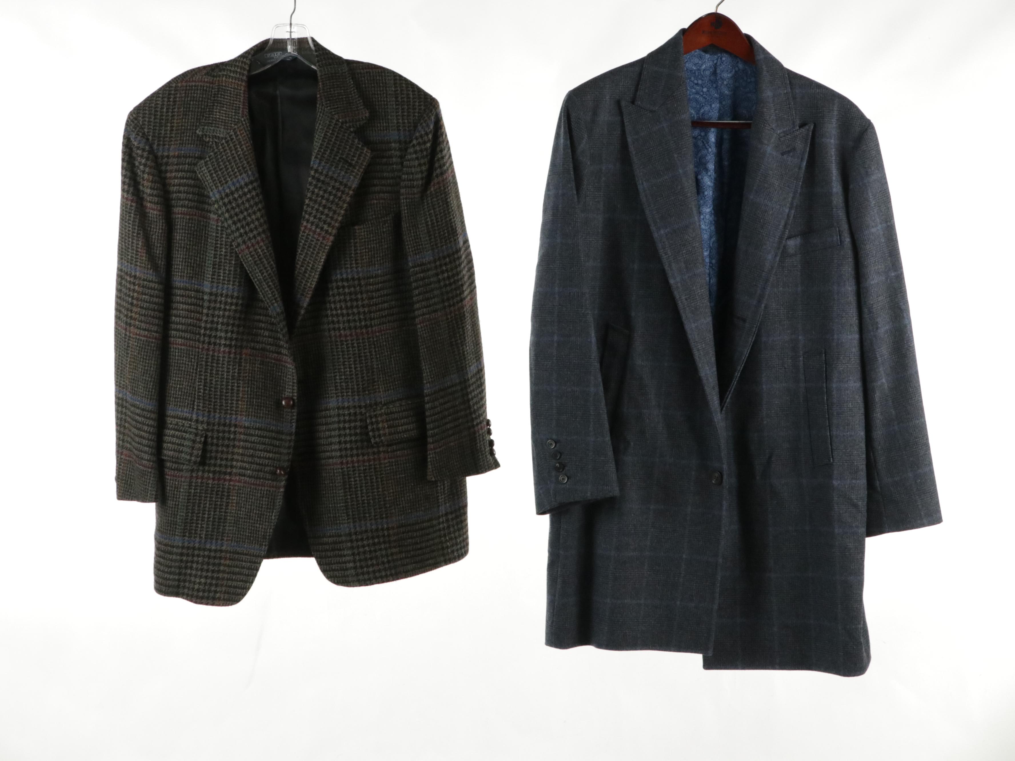 Men's Polo Ralph Lauren Wool Blend, Lanificio di Pray Silk Blend & Other Blazers