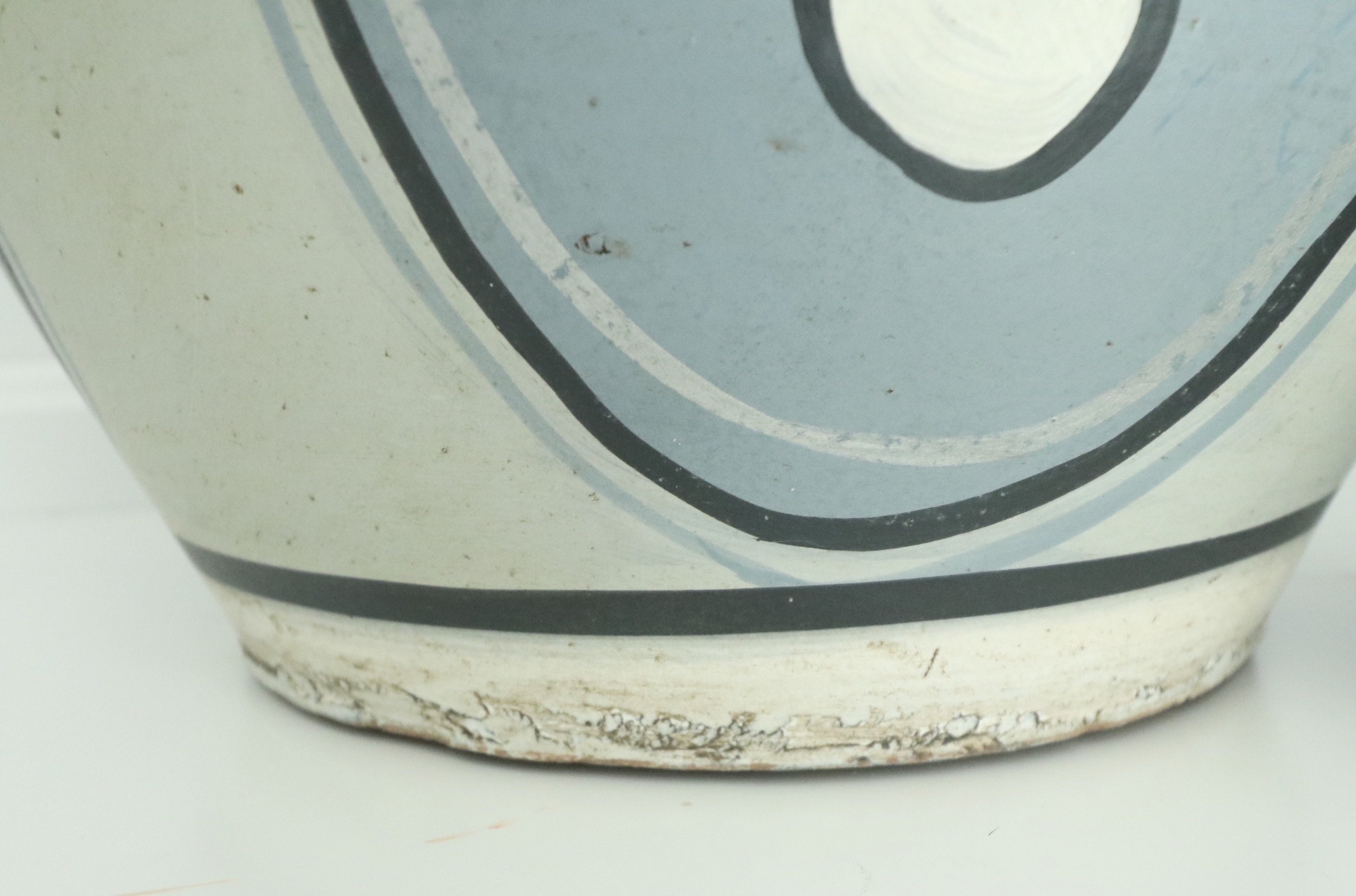 Crestview Home "Fresno" Hand Painted Terracotta Vases and Rustic Wood Bowl