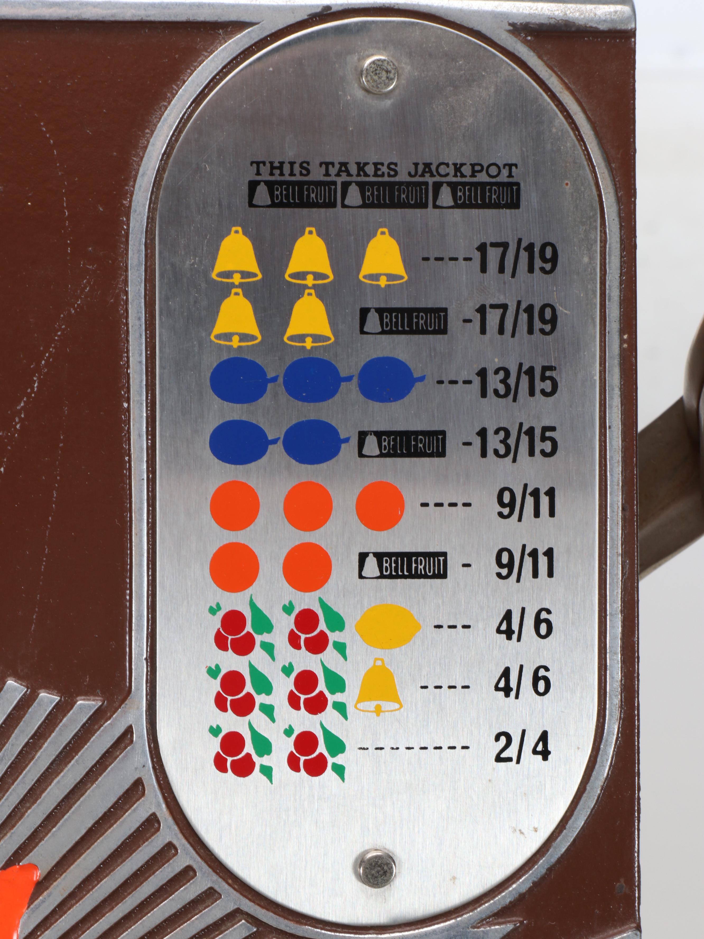 Mills Novelty Co. Coin-Operated Slot Machine, Mid-20th Century