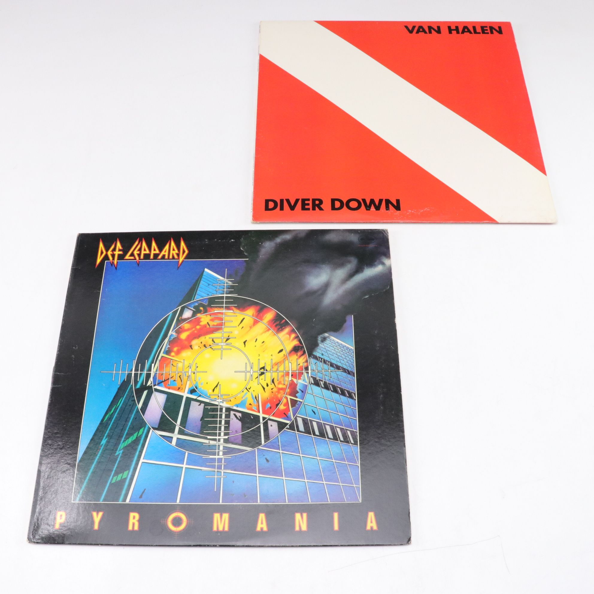 Van Halen, Def Leppard, KISS in Set of Glam Metal and Other Vinyl Records