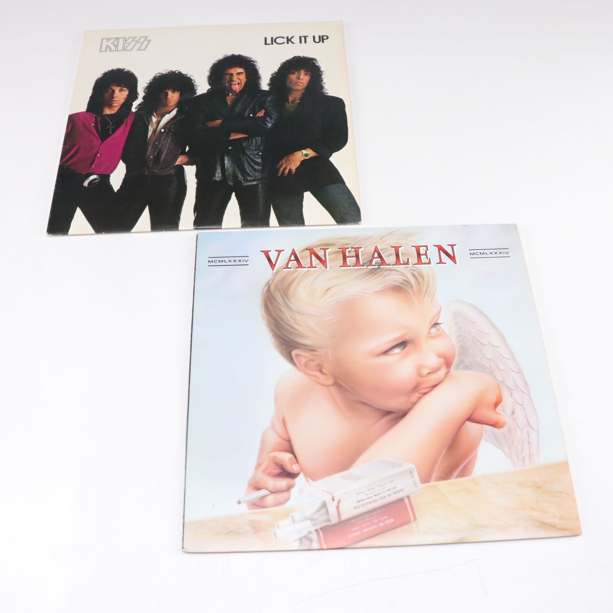 Van Halen, Def Leppard, KISS in Set of Glam Metal and Other Vinyl Records