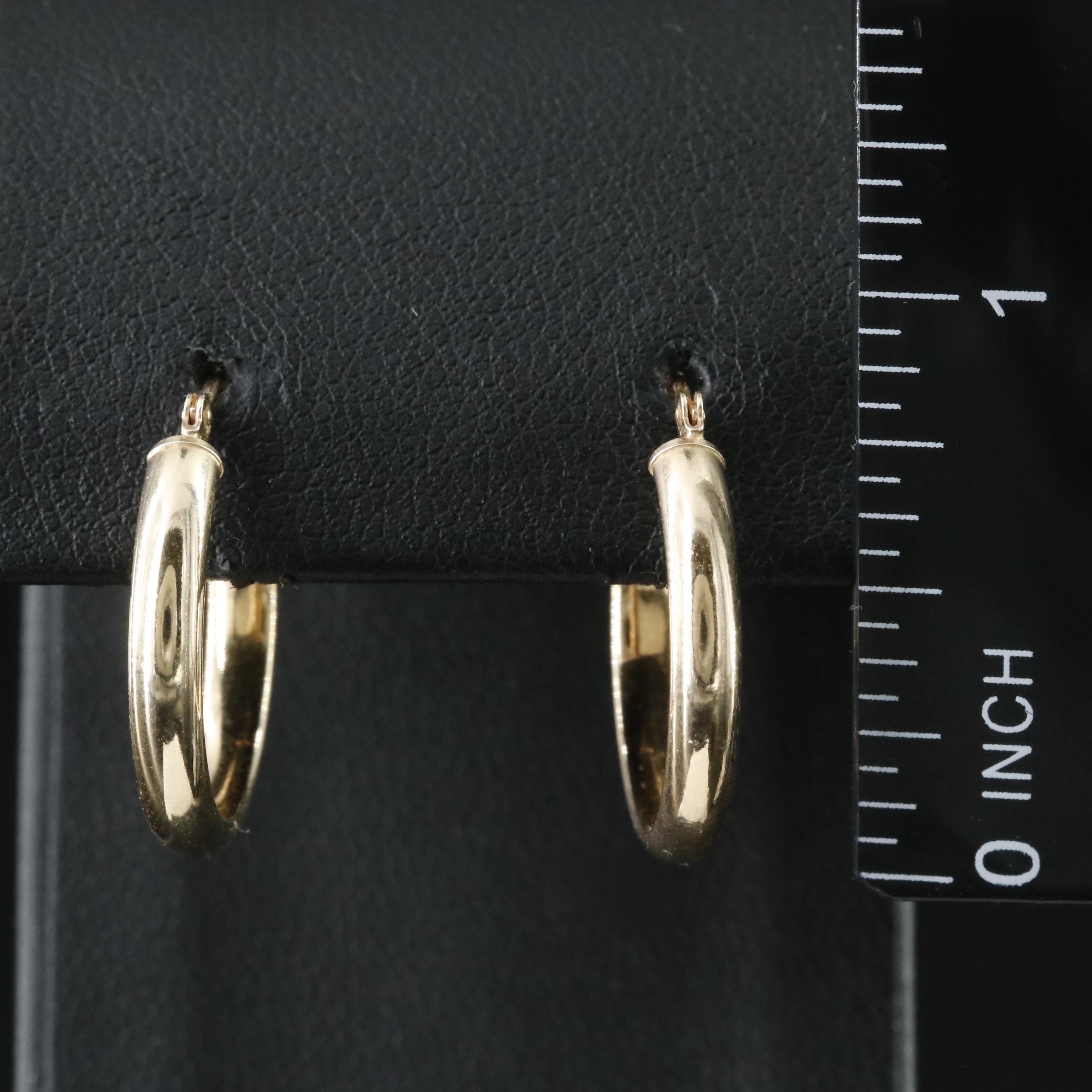 14K Hoop Earrings