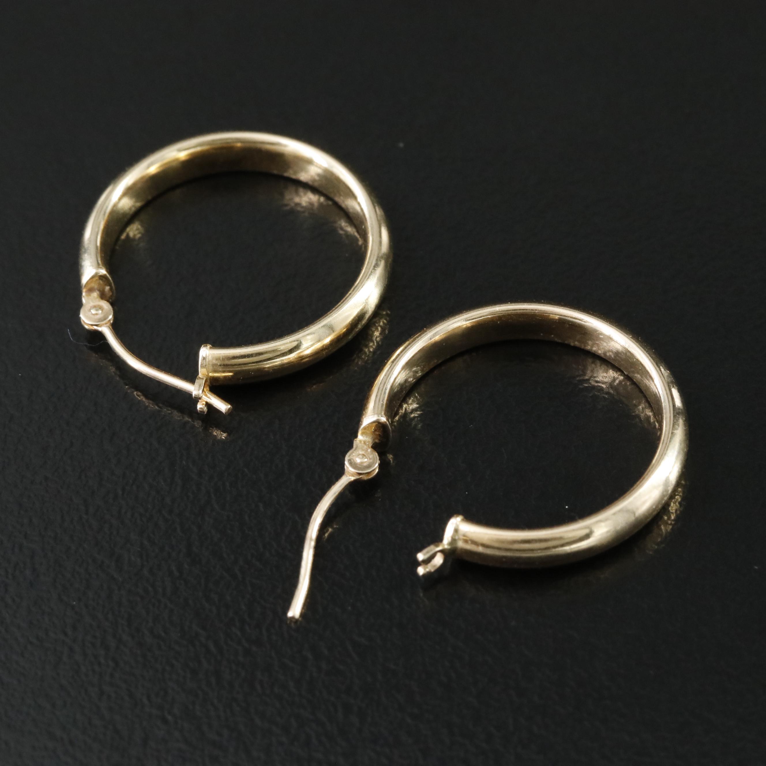 14K Hoop Earrings
