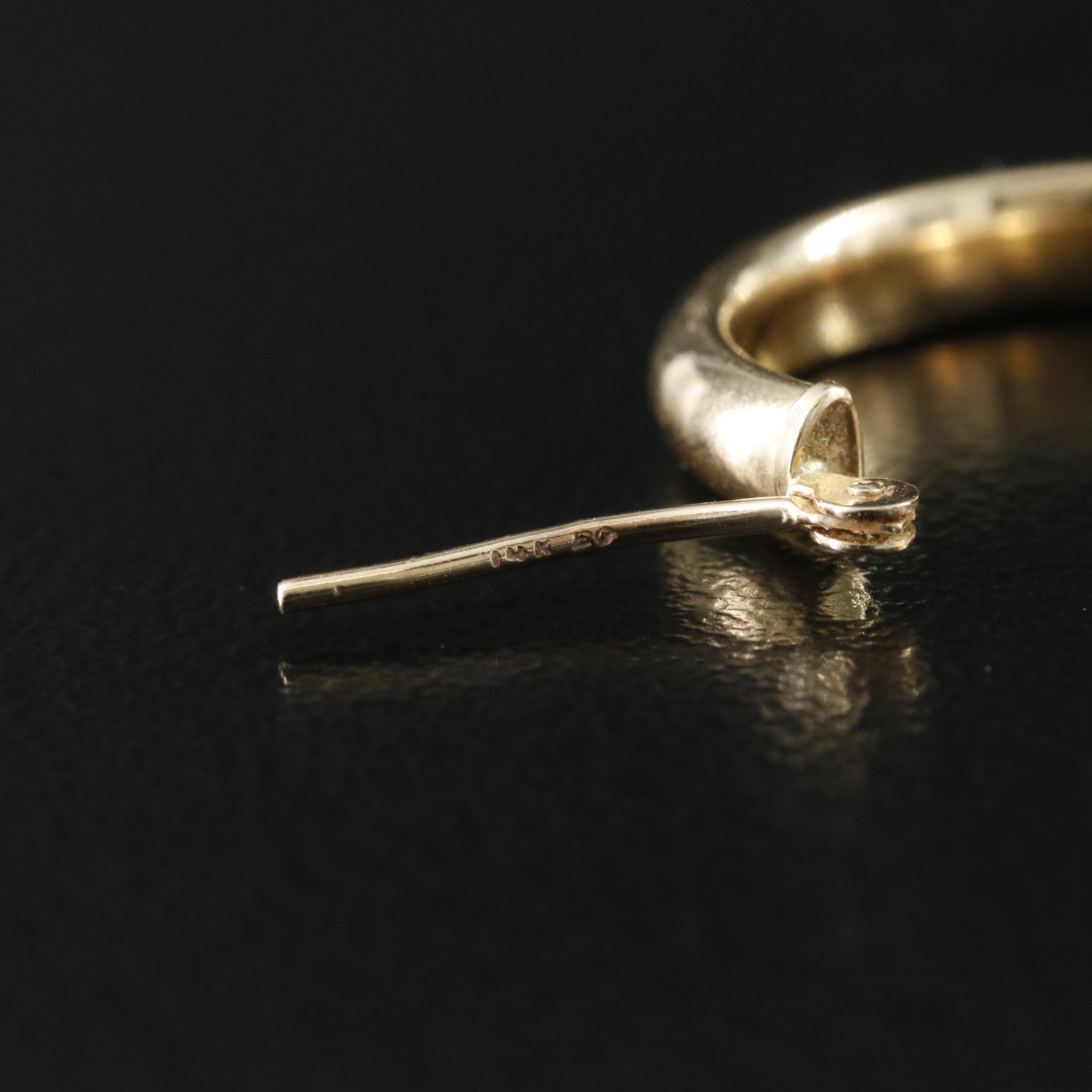14K Hoop Earrings