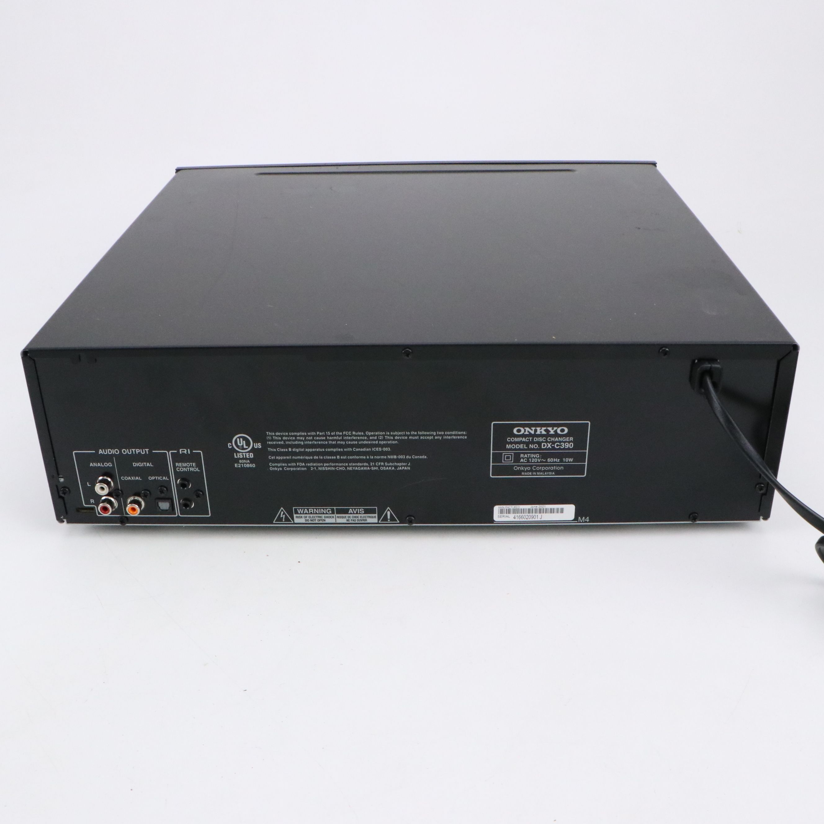 NAD 3155 Stereo Amplifier with Onkyo DX-C390 Compact Disc Changer