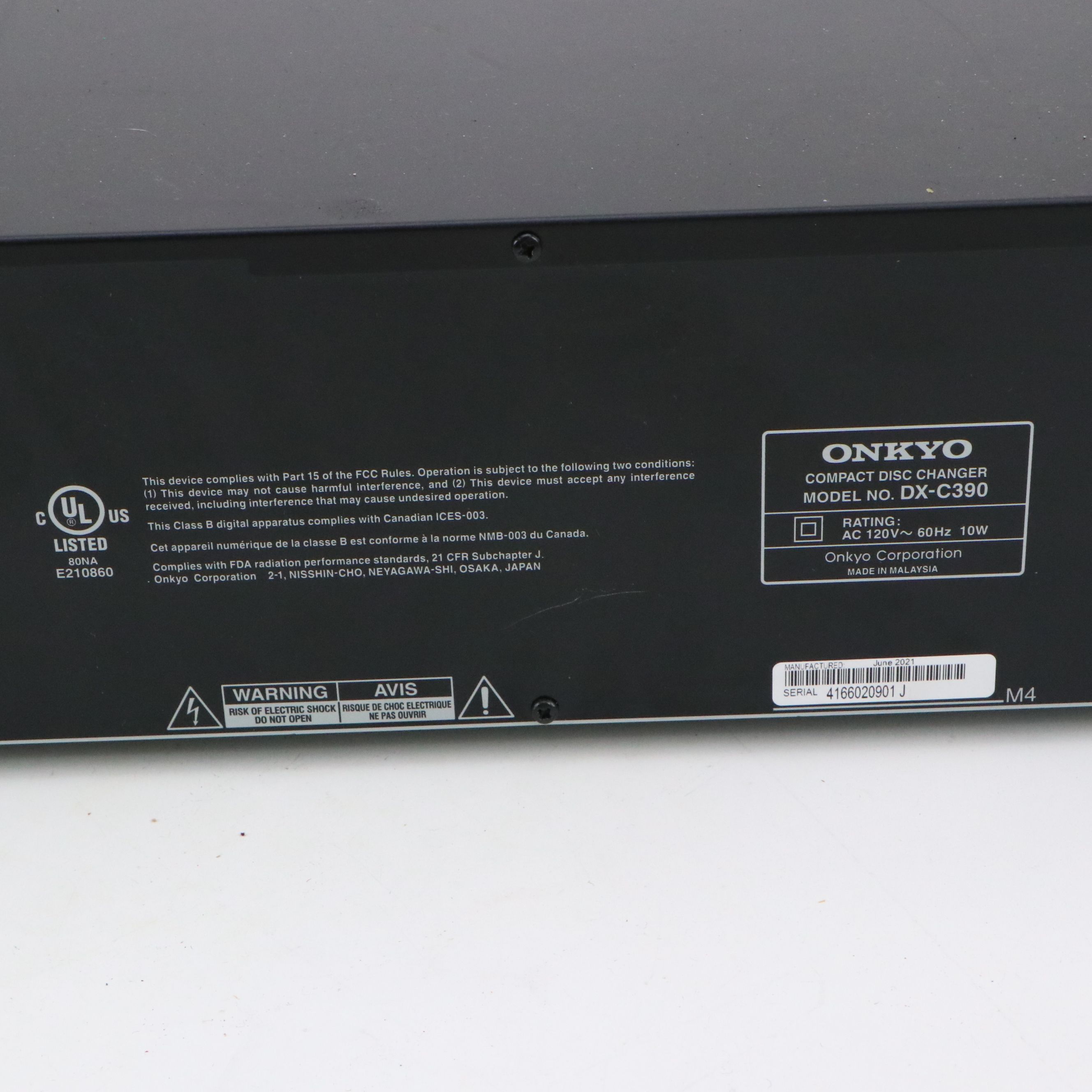 NAD 3155 Stereo Amplifier with Onkyo DX-C390 Compact Disc Changer