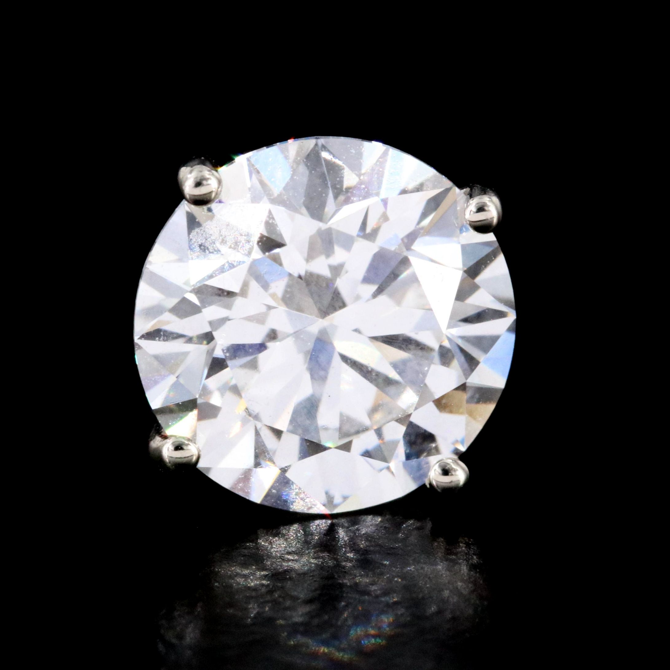 14K 6.02 CTW Lab Grown Diamond Stud Earrings with IGI Reports