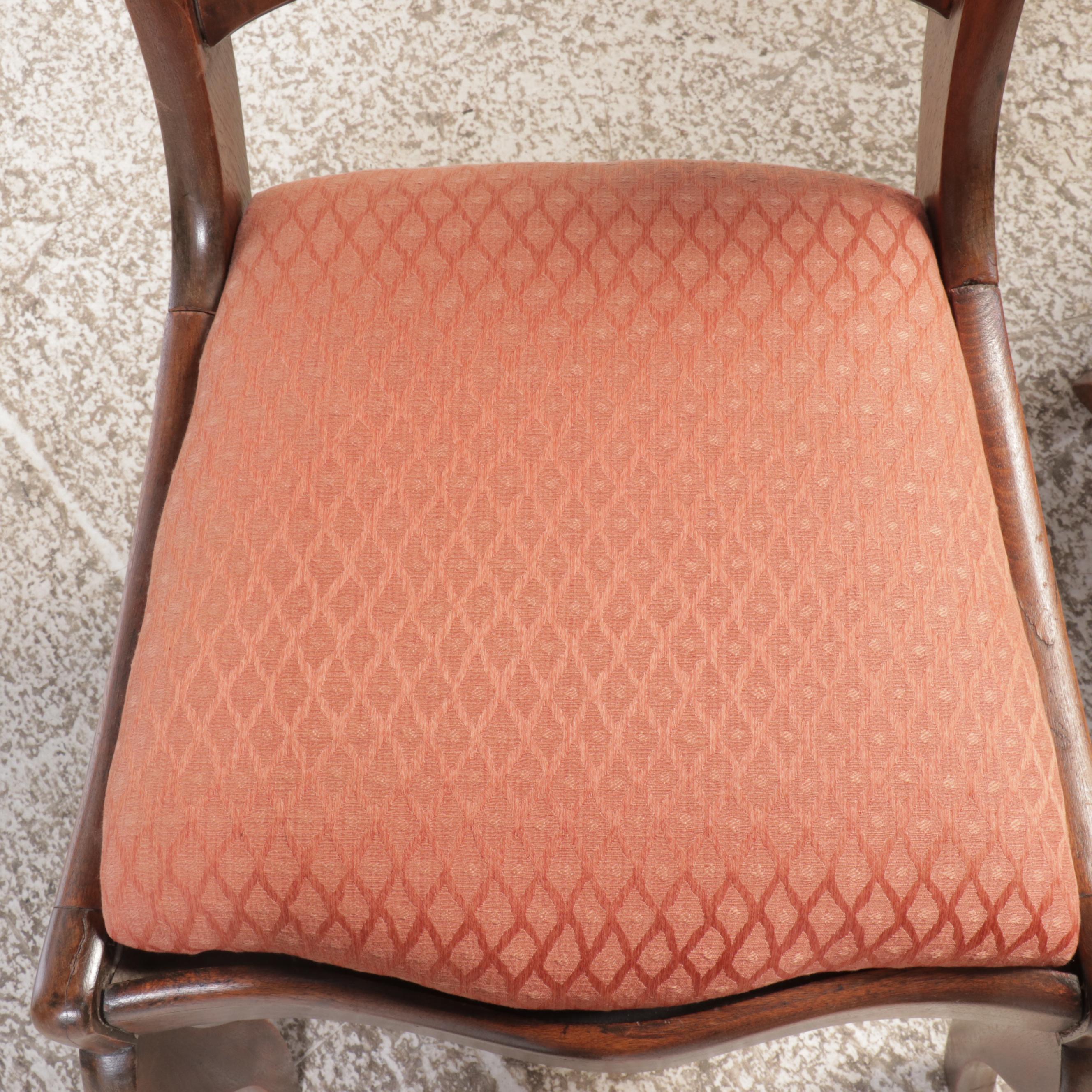 Set of Three Victorian Mahogany Side Chairs with Needlepoint Upholstery