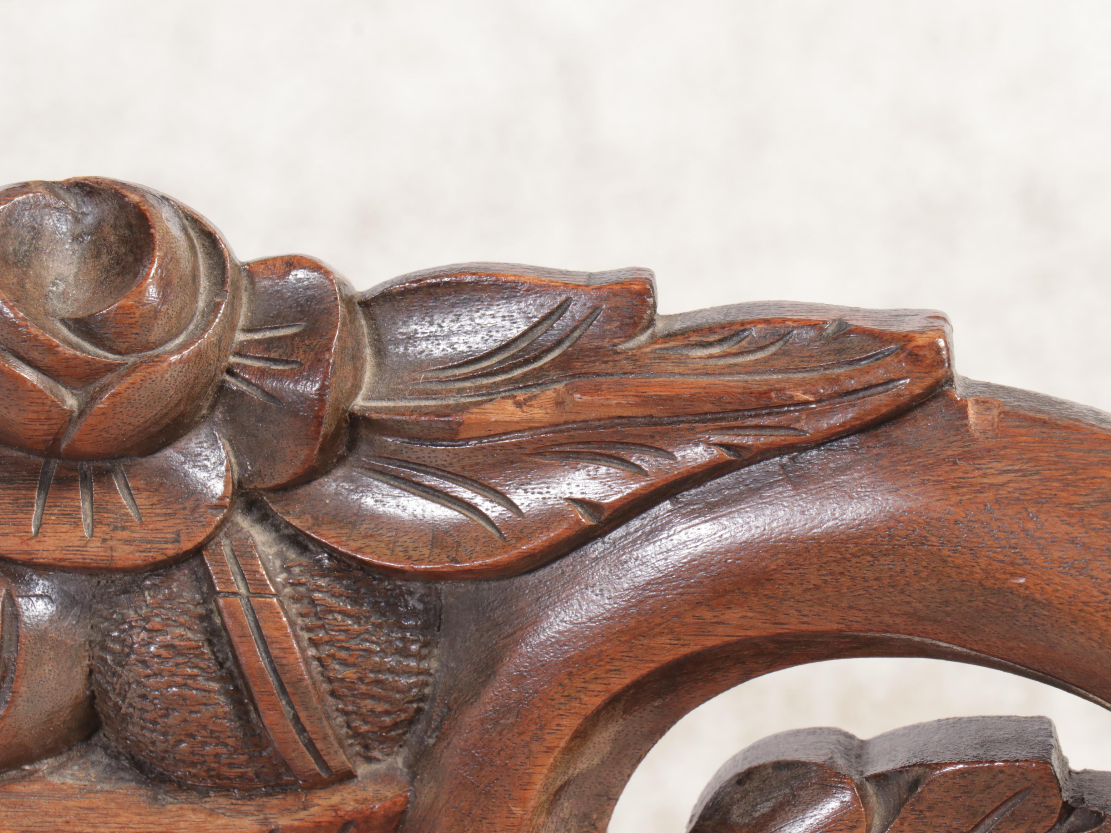 Set of Three Victorian Mahogany Side Chairs with Needlepoint Upholstery