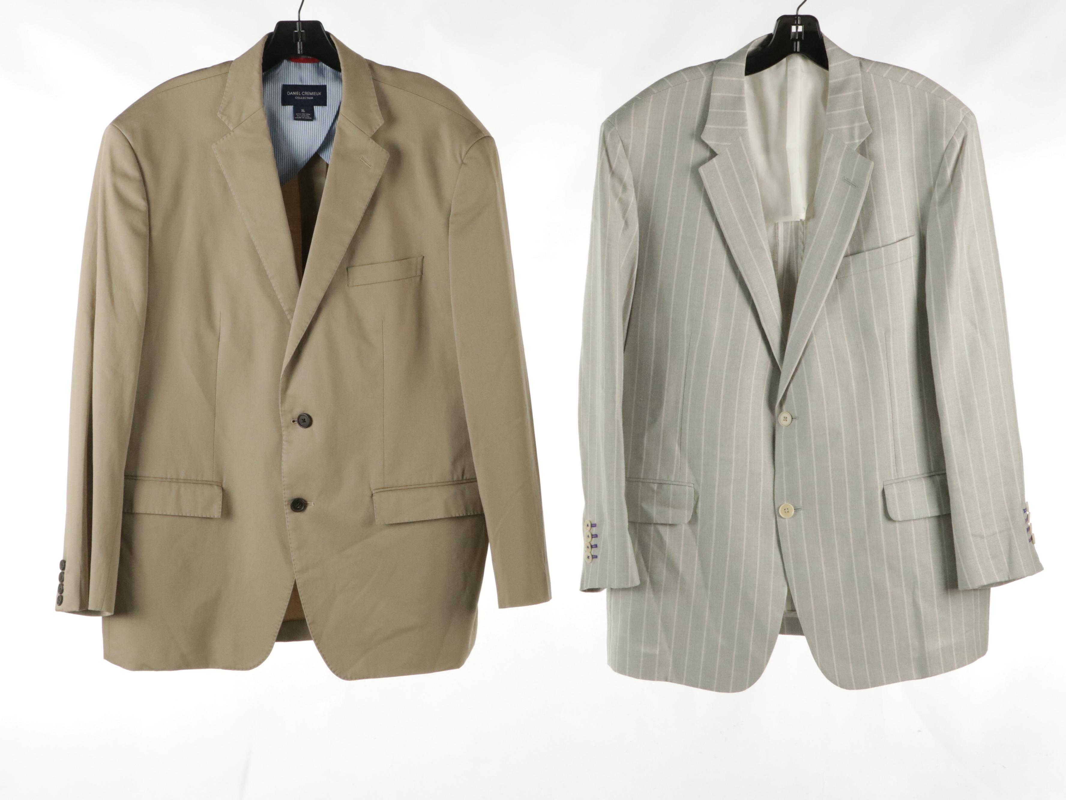 Men's Patterned Wool, Linen and Cotton Blazers Featuring Polo by Ralph Lauren