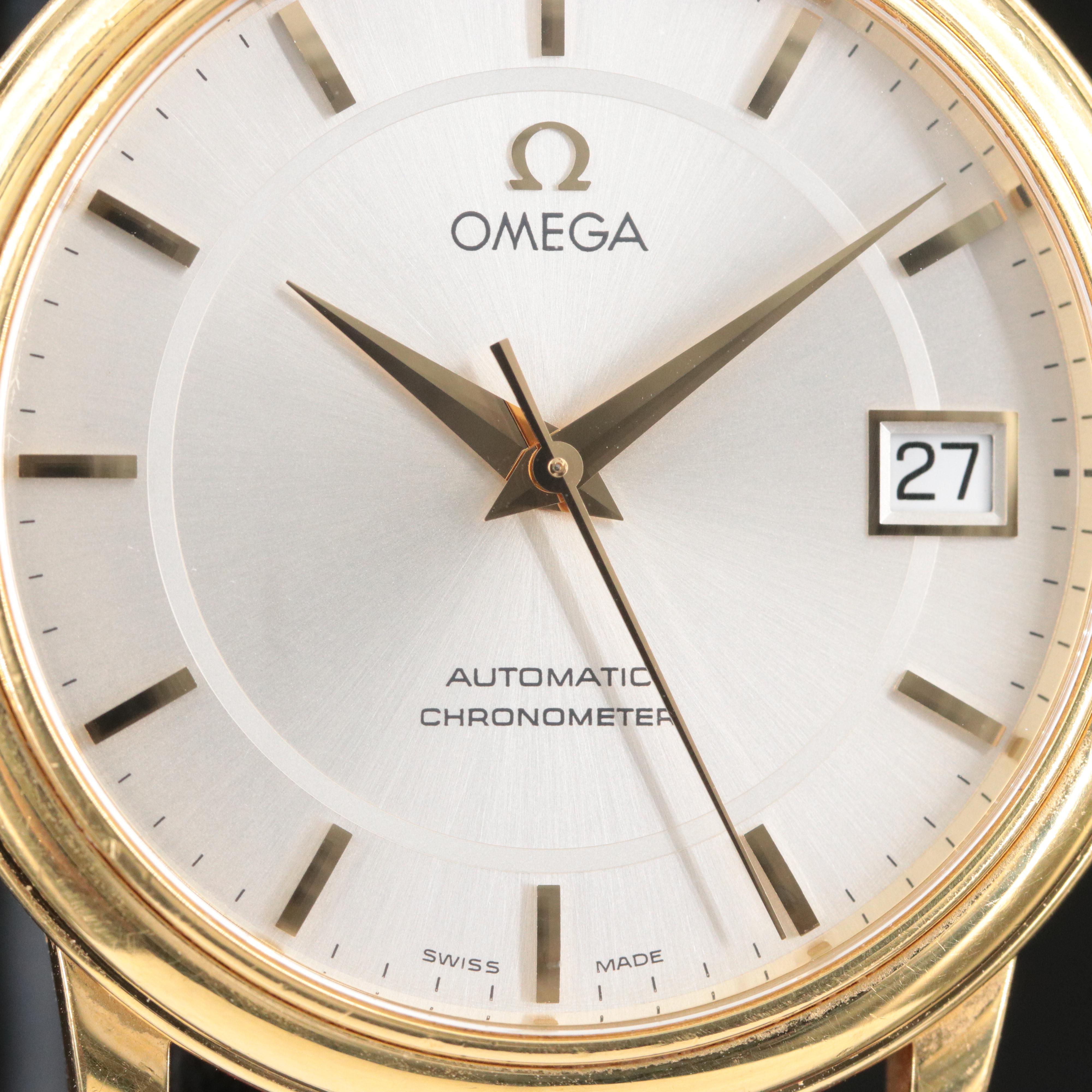 18K Omega DeVille Automatic 4600-31-02 Watch