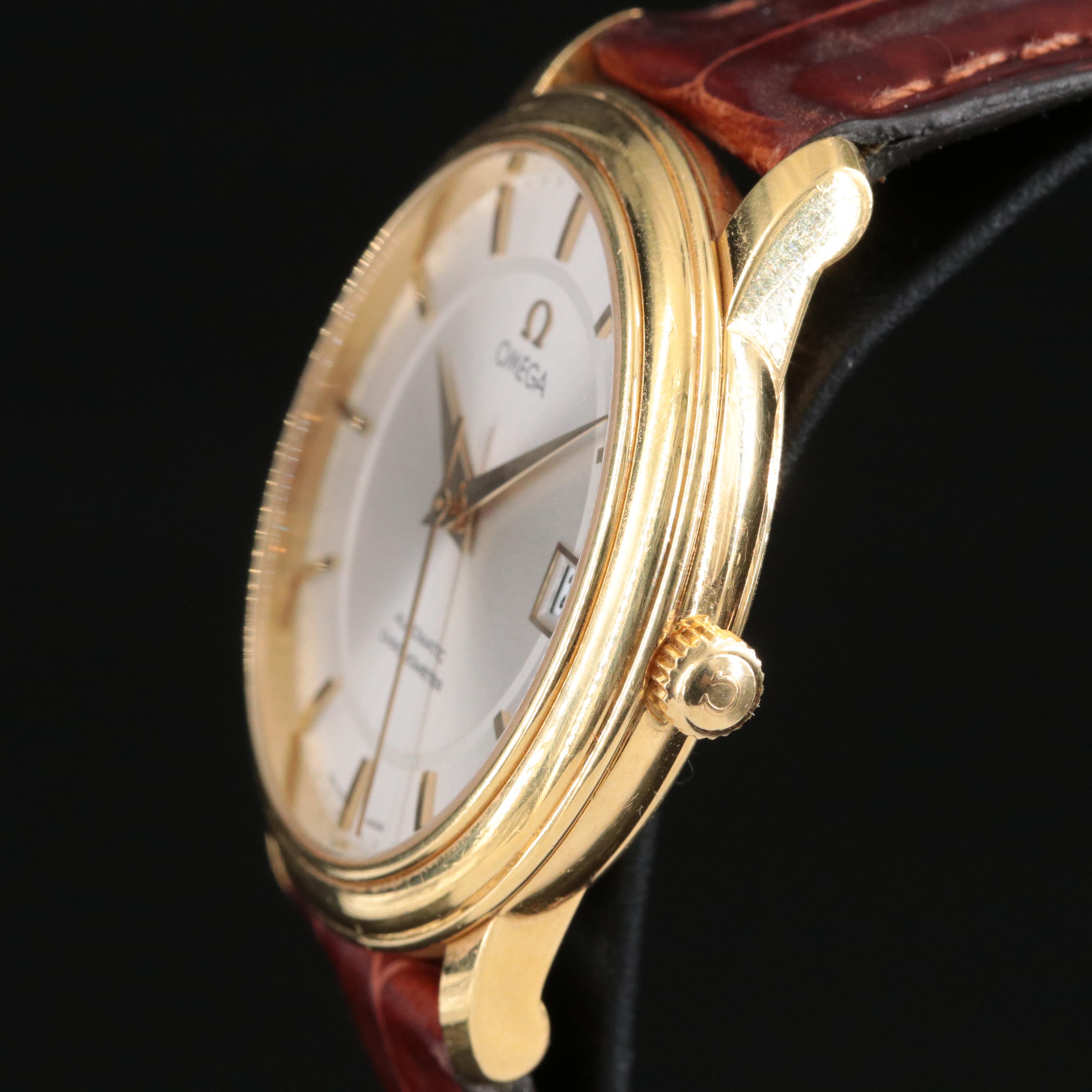 18K Omega DeVille Automatic 4600-31-02 Watch