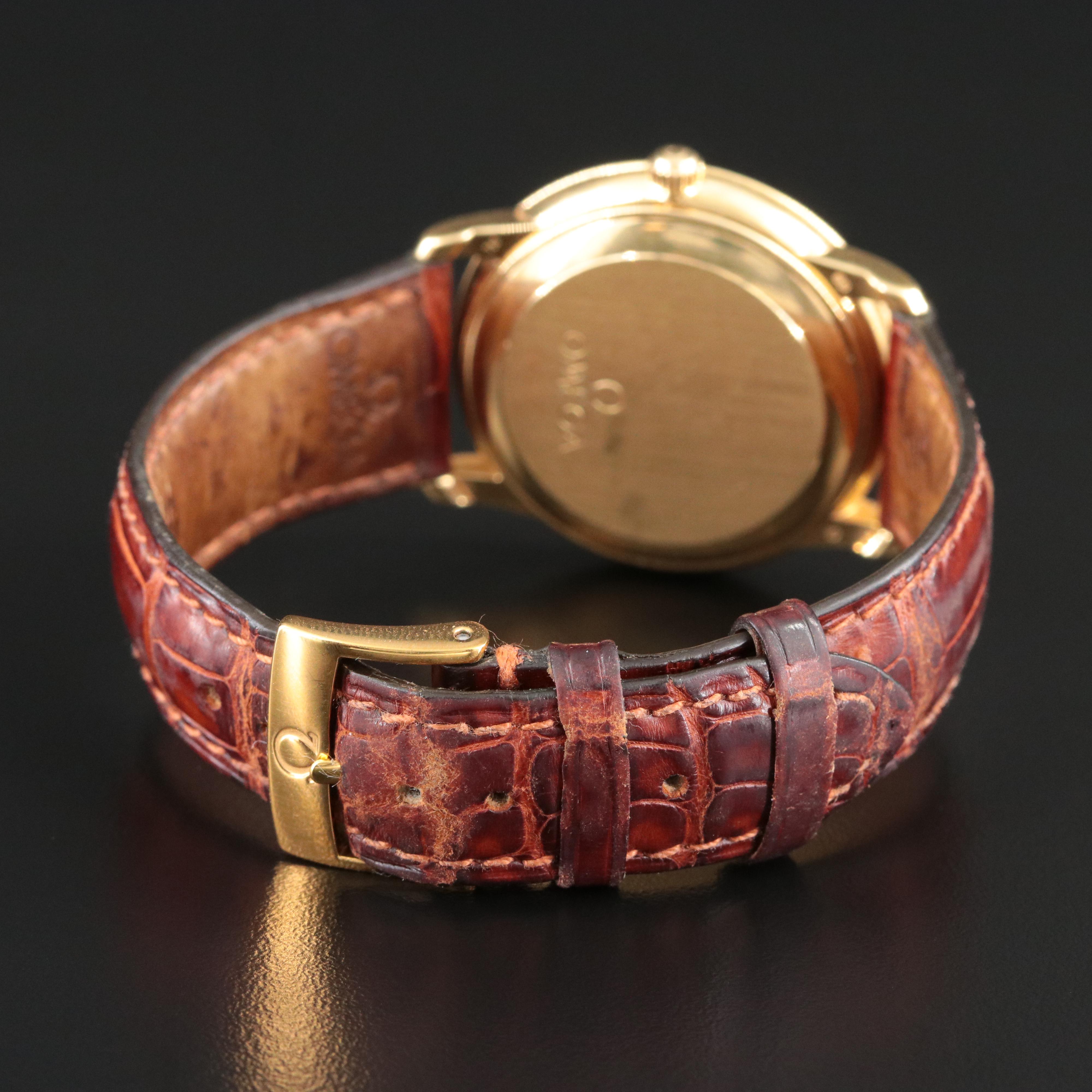 18K Omega DeVille Automatic 4600-31-02 Watch