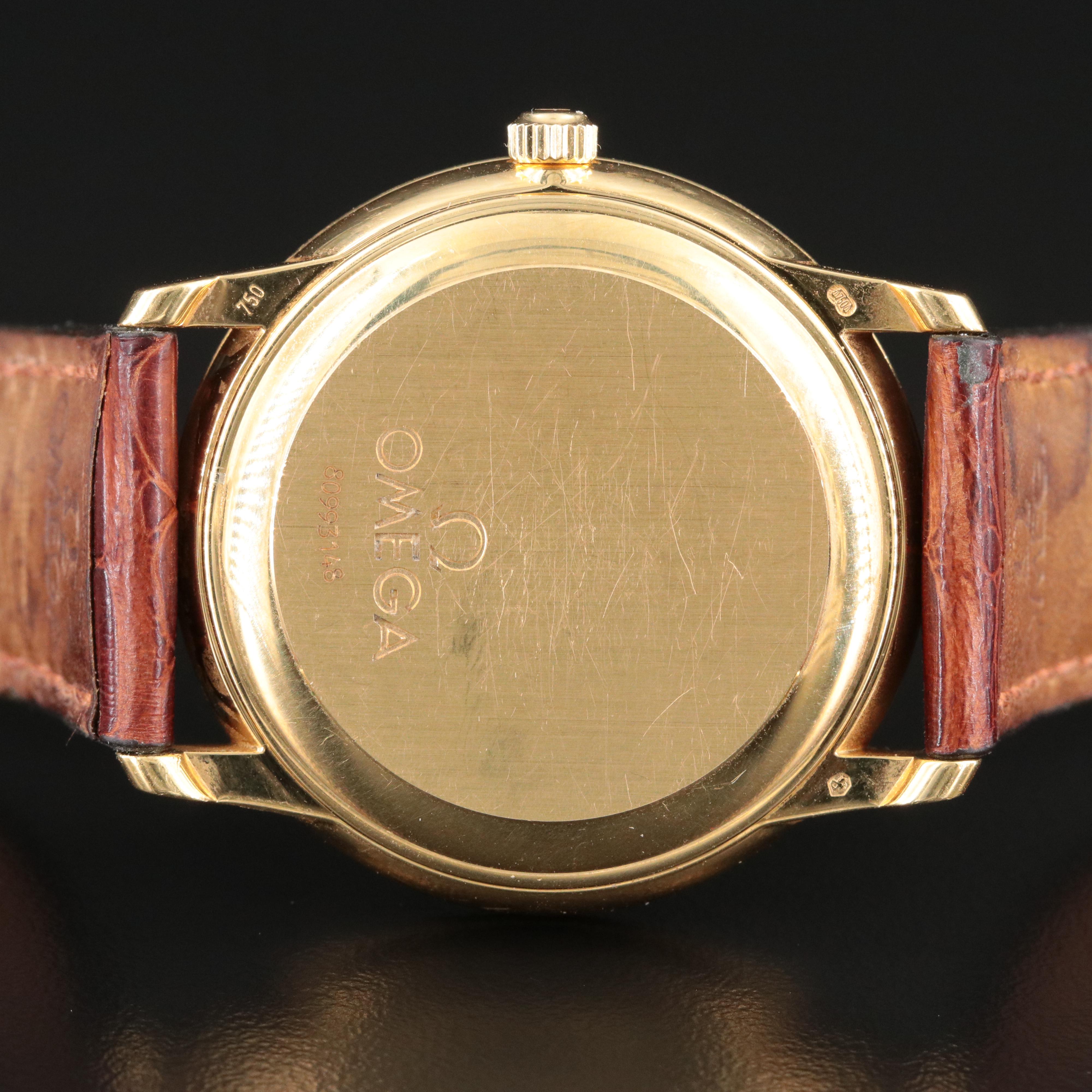 18K Omega DeVille Automatic 4600-31-02 Watch